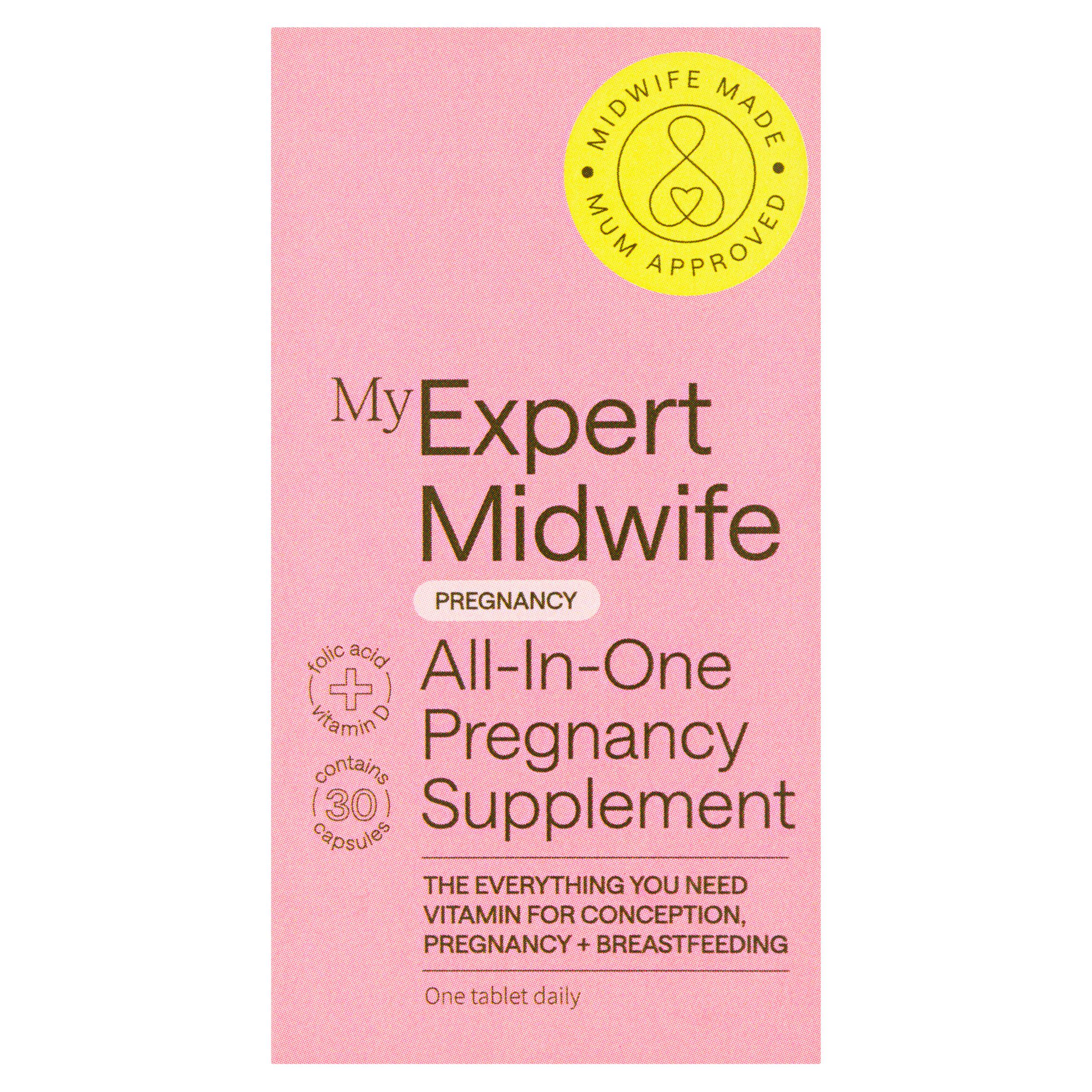 My Expert Midwife All In One Pregnancy Supplement Capsules x30