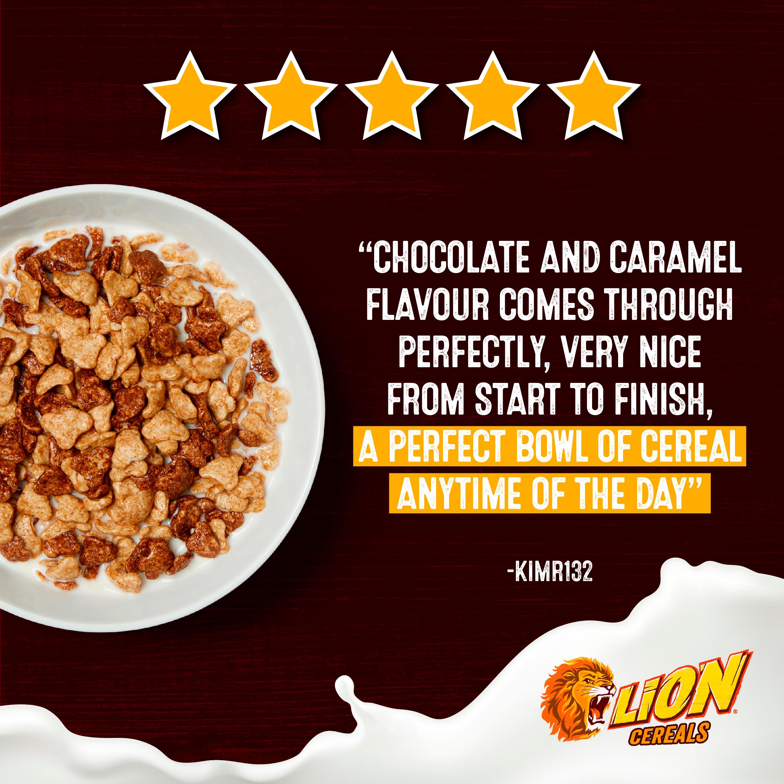 Nestle Lion Caramel and Chocolate Cereal 400g thumbnail 4