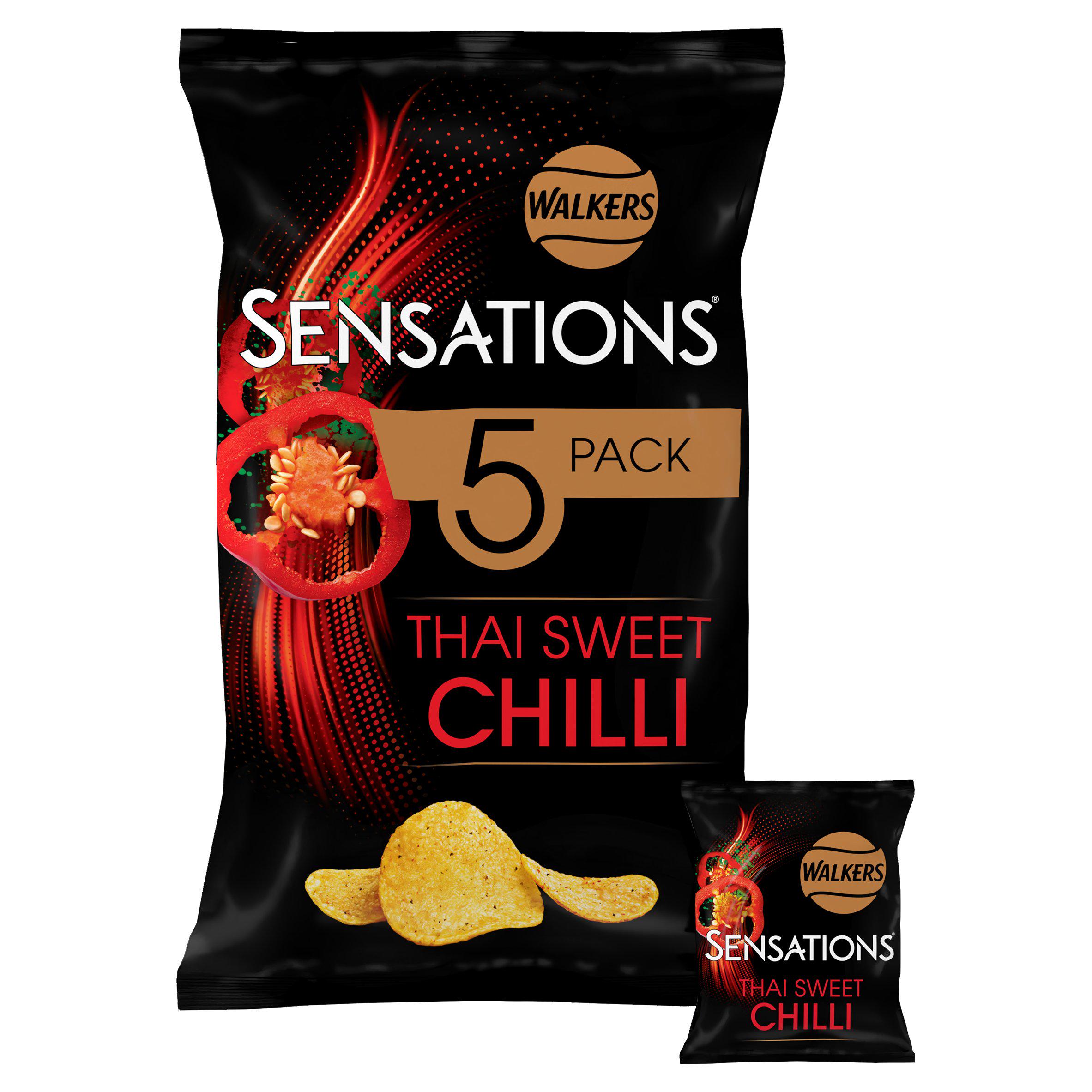 Sensations Thai Sweet Chilli Multipack Crisps