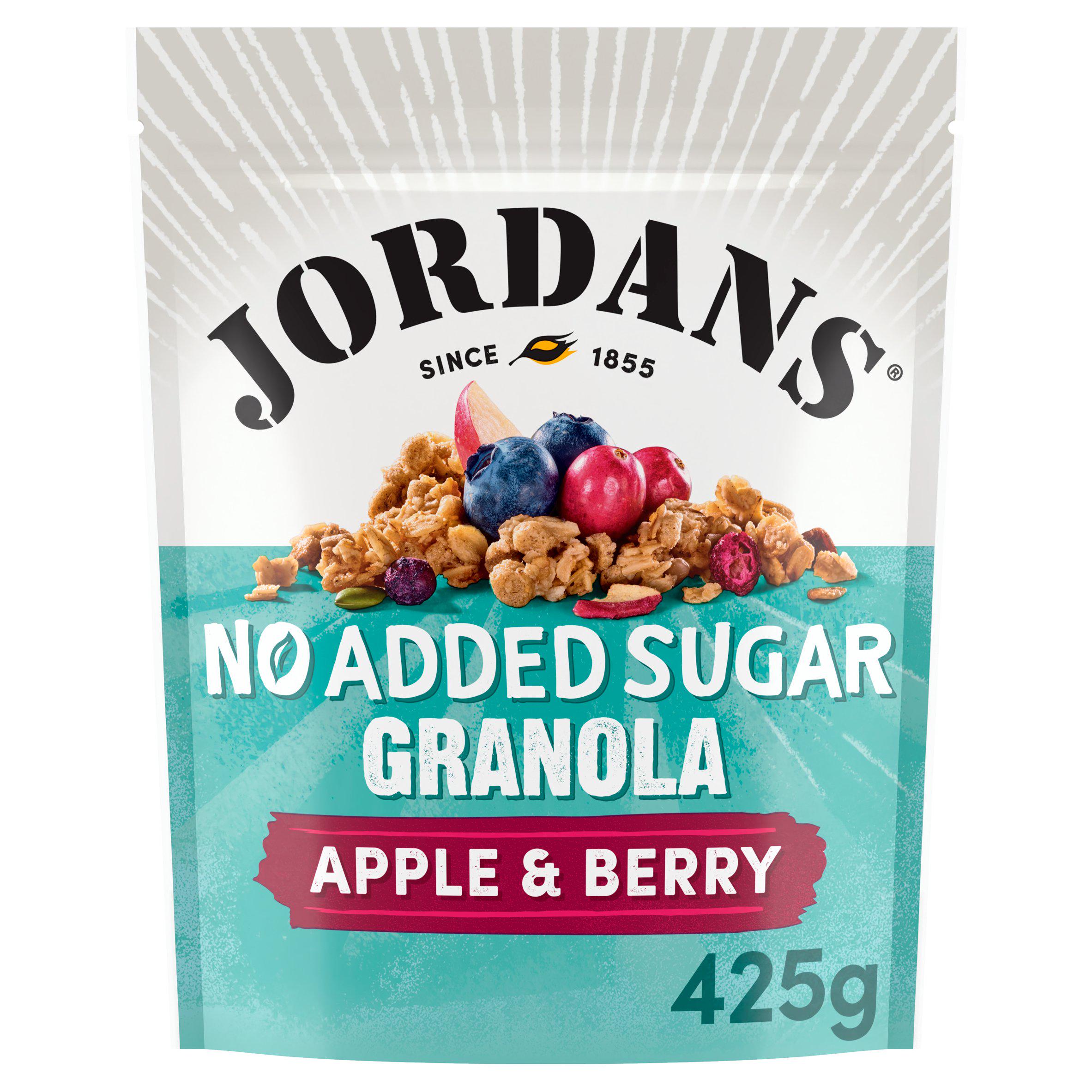 Jordans No Added Sugar Apple & Berry Granola Breakfast Cereal 425g