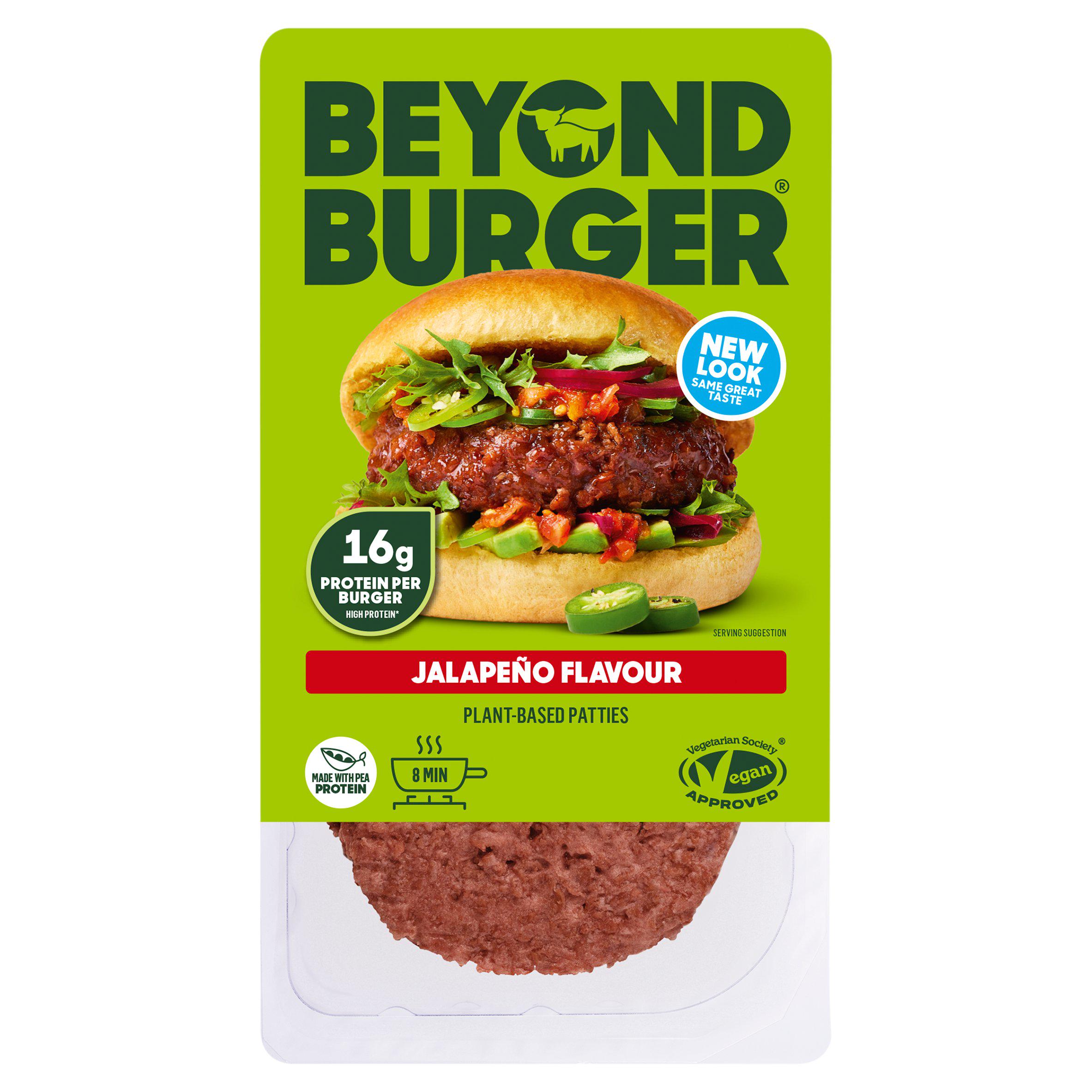 Beyond Meat Burger Jalapeno Flavour Plant Based Patties 2x100g