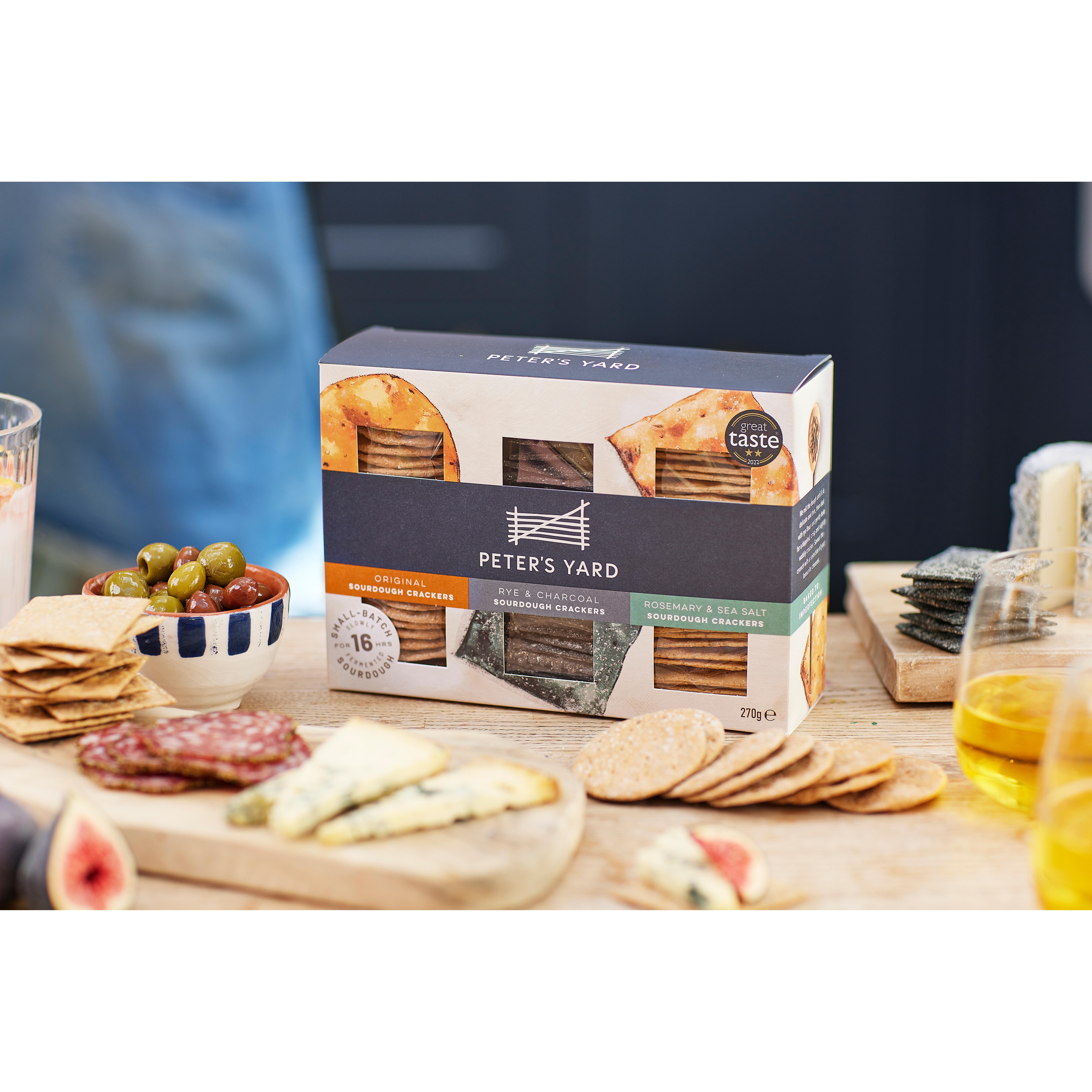 Peter's Yard Sourdough Crackers Selection Box 270g thumbnail 3