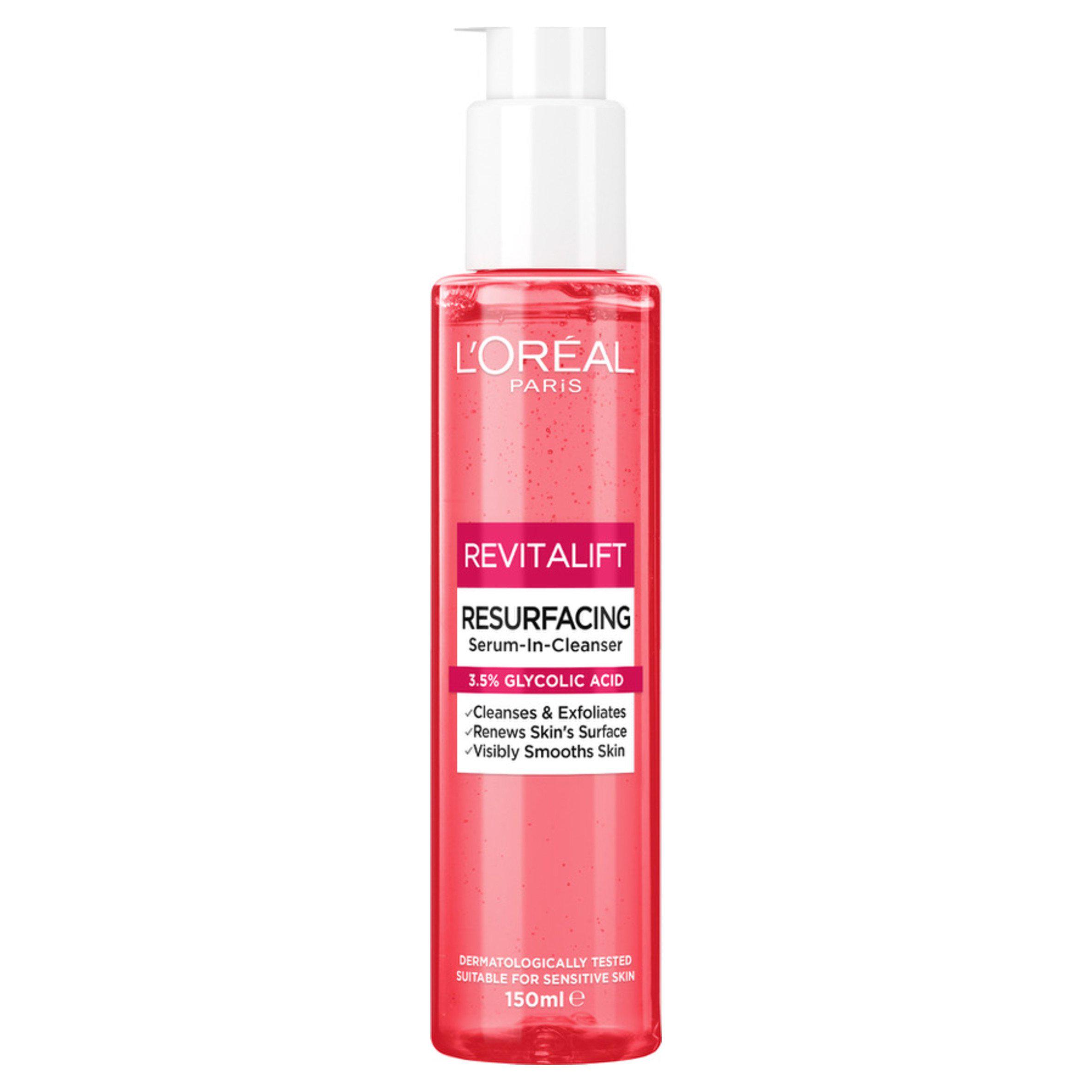 L'Oréal Paris Revitalift Resurfacing Serum in Cleanser