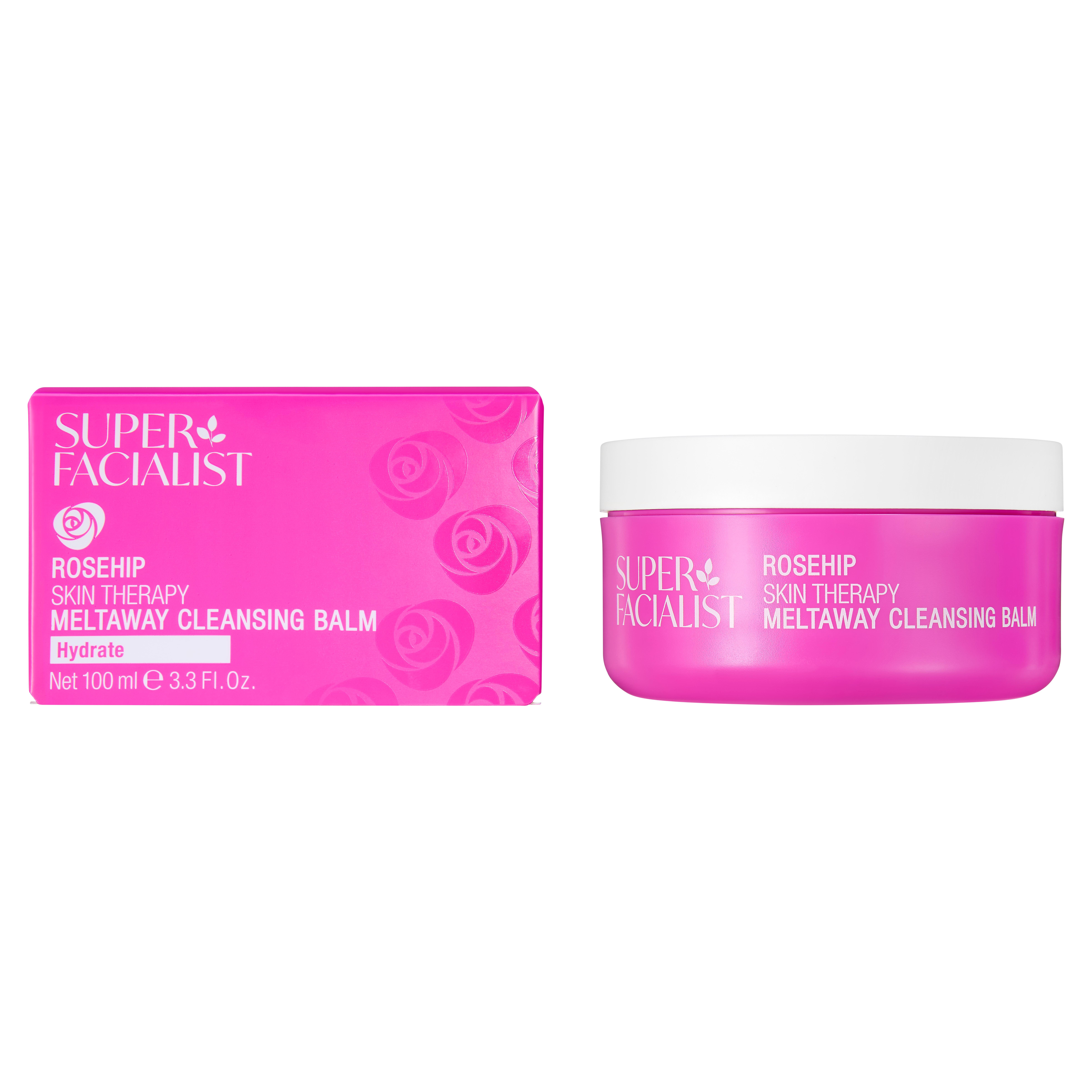 Super Facialist Rosehip Skin Therapy Meltaway Cleansing Balm 100ml thumbnail 2
