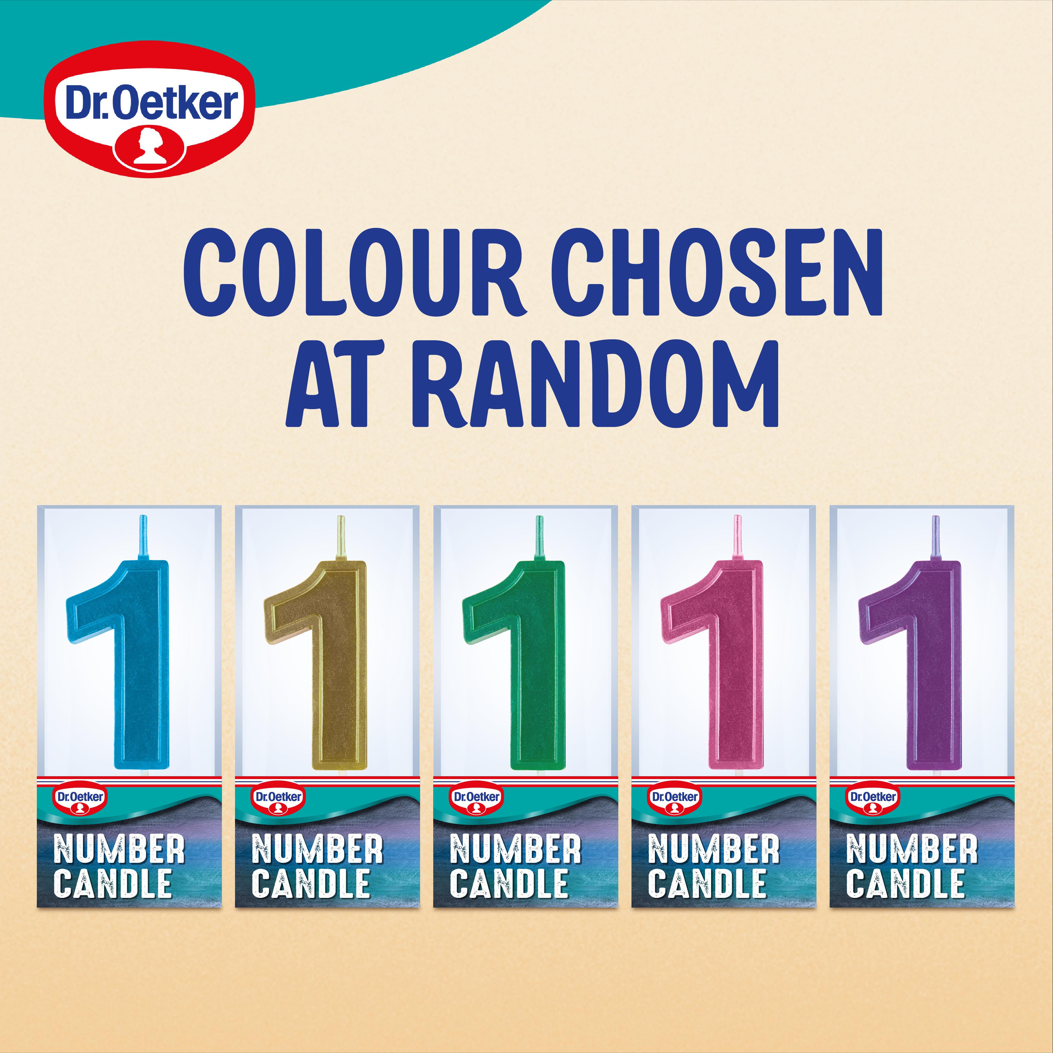 Dr. Oetker Number 1 Candle thumbnail 2
