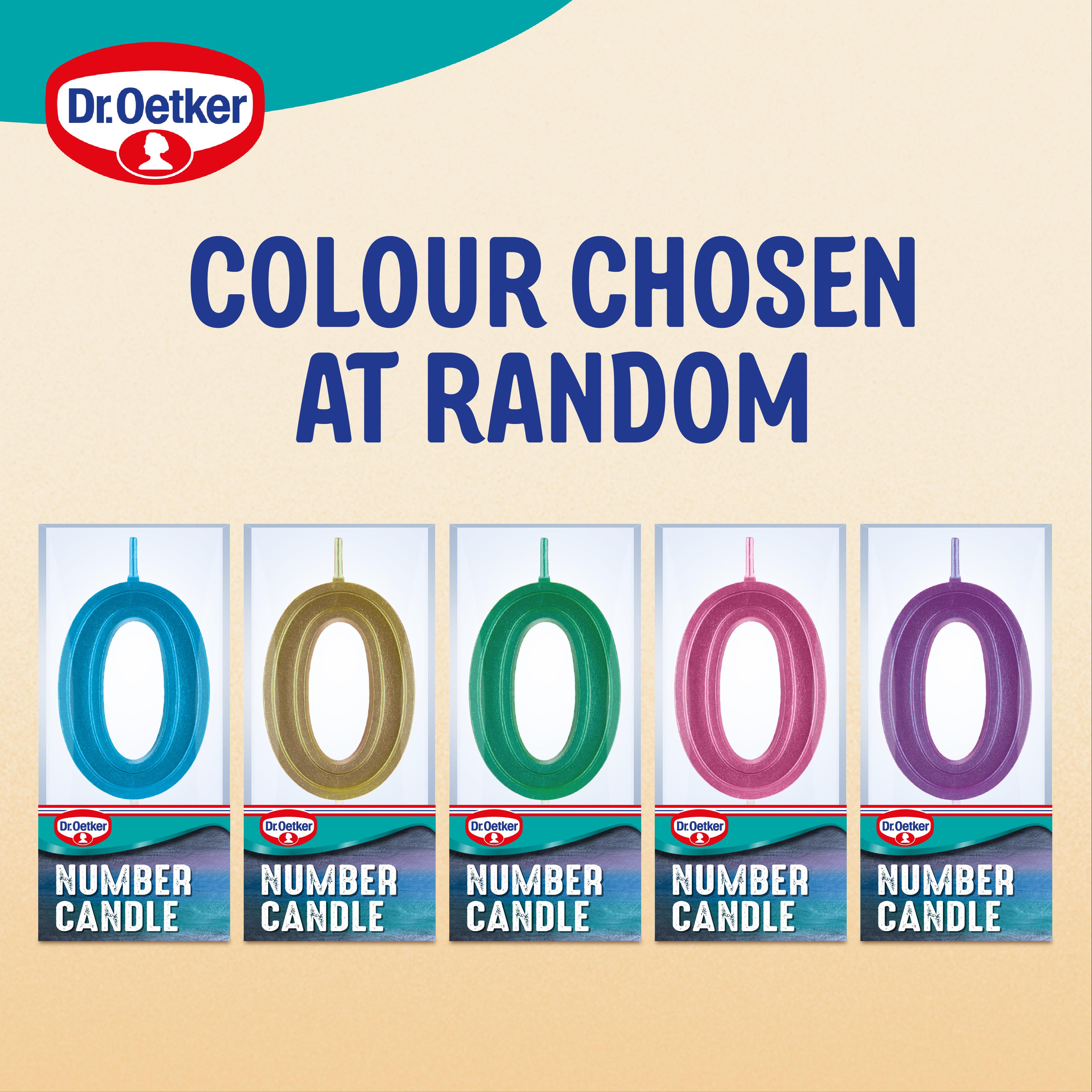 Dr. Oetker Number 0 Candle thumbnail 2