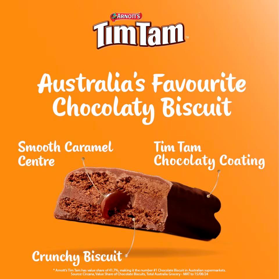 Tim Tam Chewy Caramel Biscuits 175g thumbnail 3