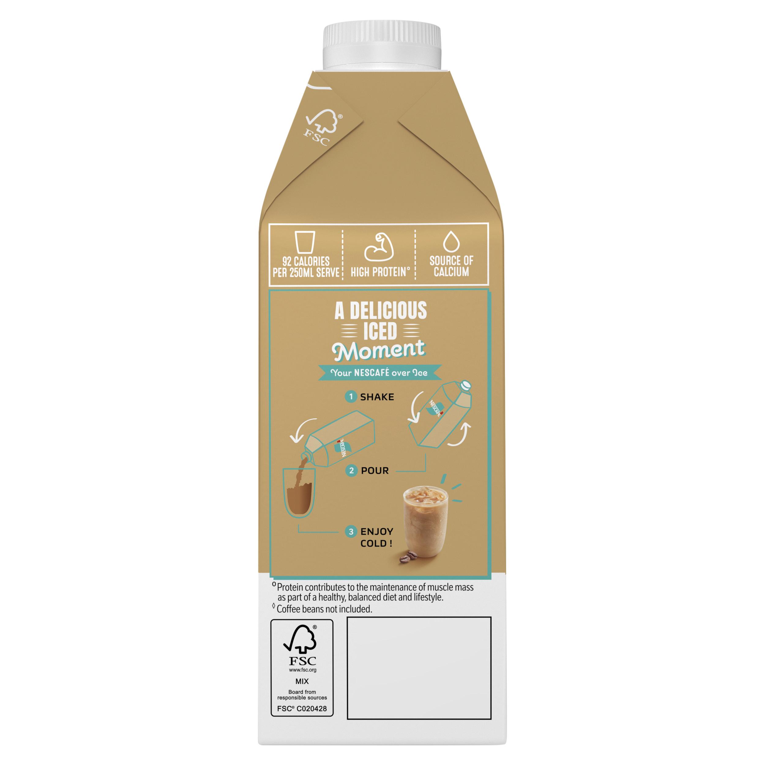 Nescafe Iced Coffee Latte Multiserve 750ml thumbnail 2