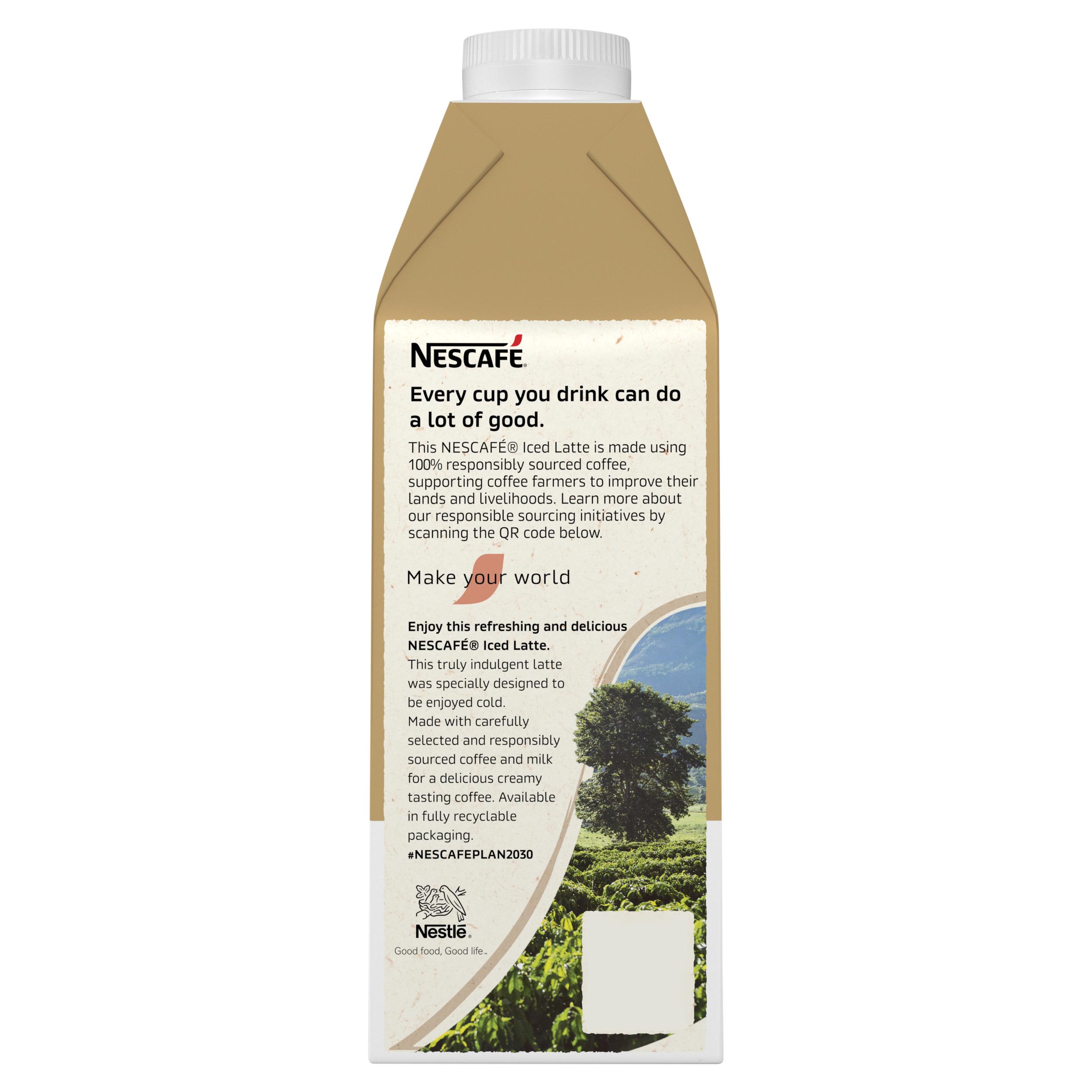 Nescafe Iced Coffee Latte Multiserve 750ml thumbnail 3