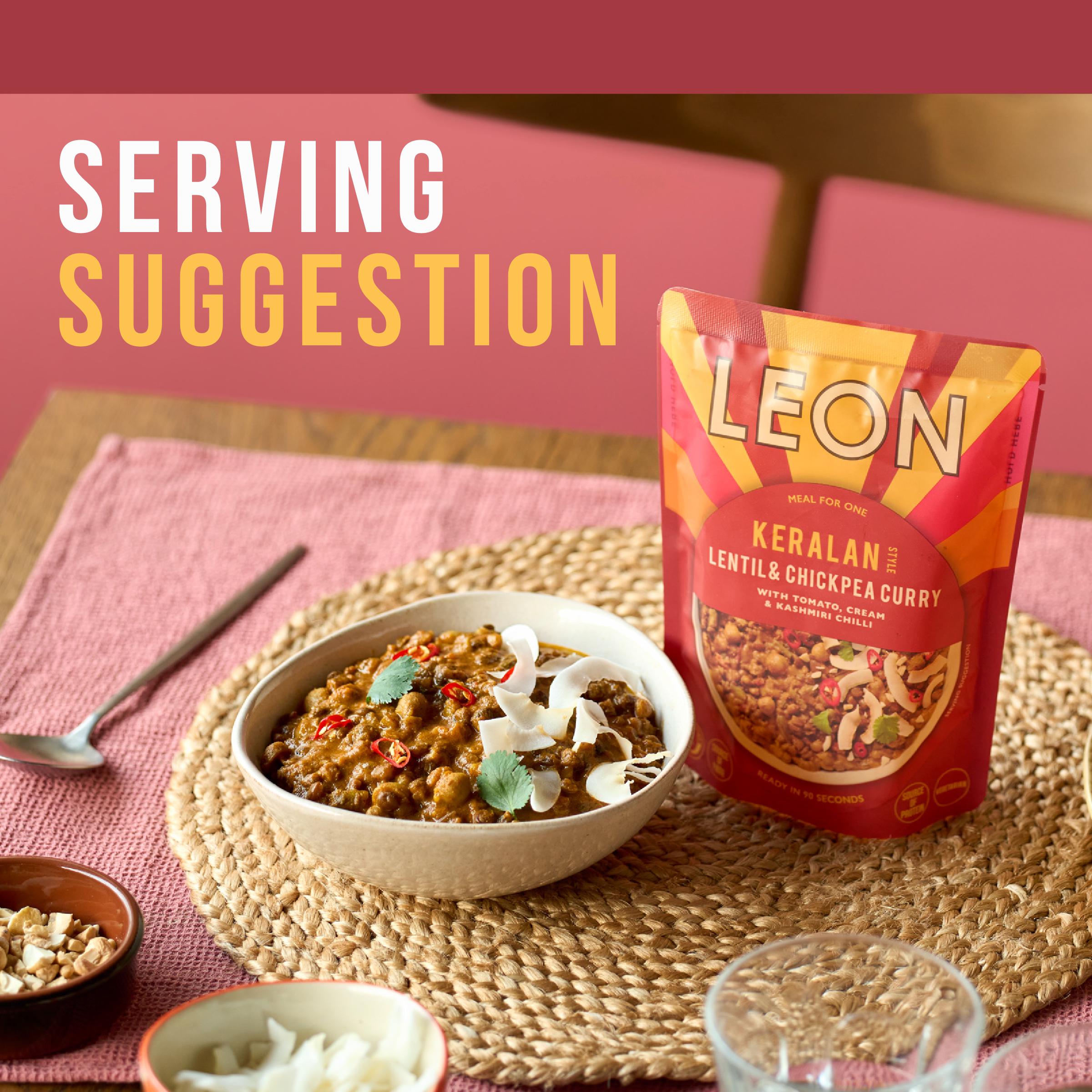 LEON Keralan Style Lentil & Chickpea Curry 250g thumbnail 4