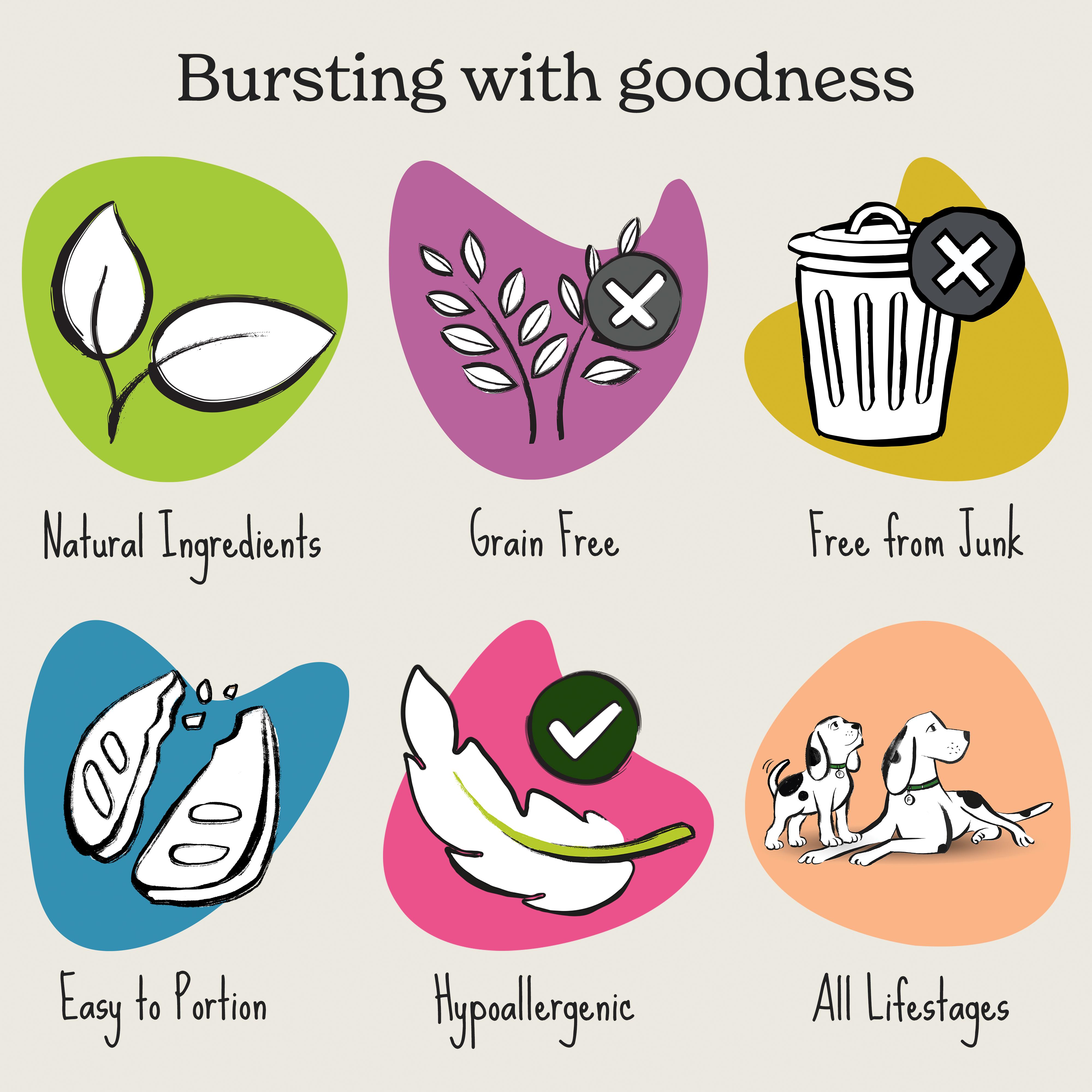 Forthglade Rewards Natural Treats for Dogs Honey & Banana 90g thumbnail 4
