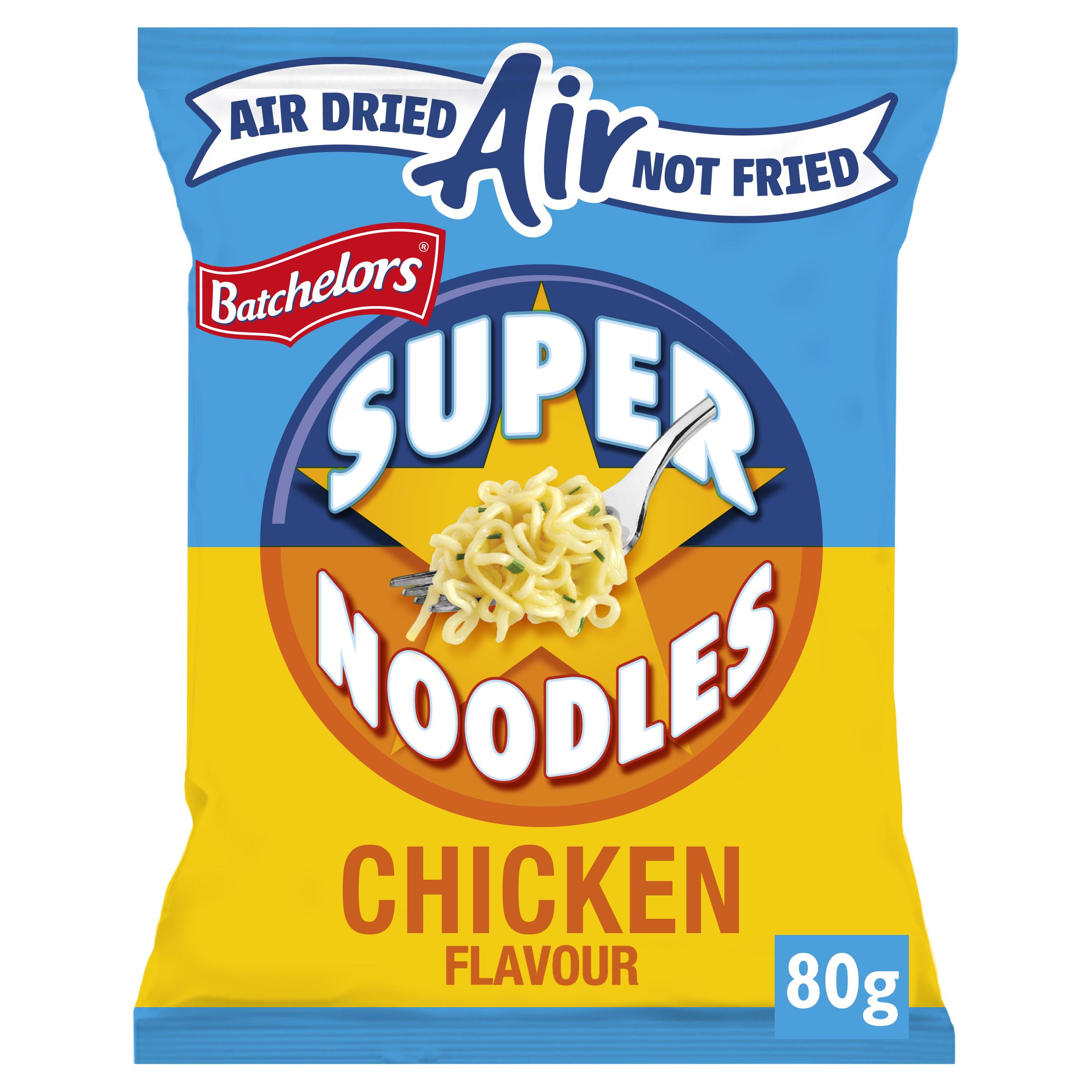 Batchelors Super Noodles Air Dried Low Fat Chicken Flavour Instant Noodles 80g thumbnail 2