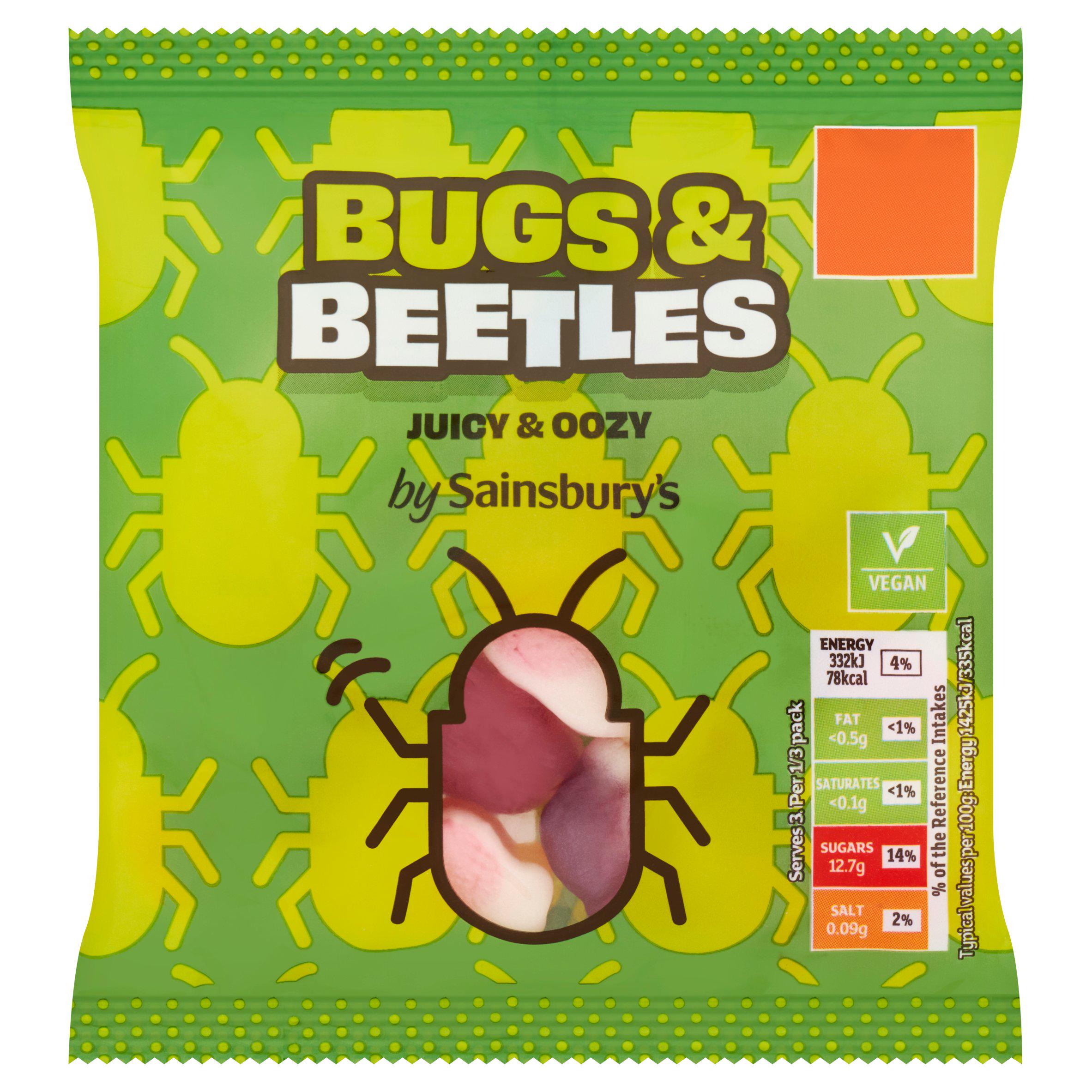 Sainsbury's Bugs & Beetles 70g
