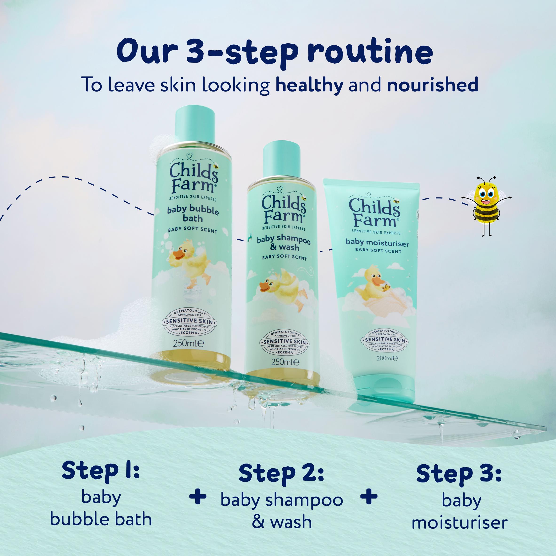 Childs Farm Baby Moisturiser Baby Soft Scent for Newborns & Sensitive Skin 200ml thumbnail 6