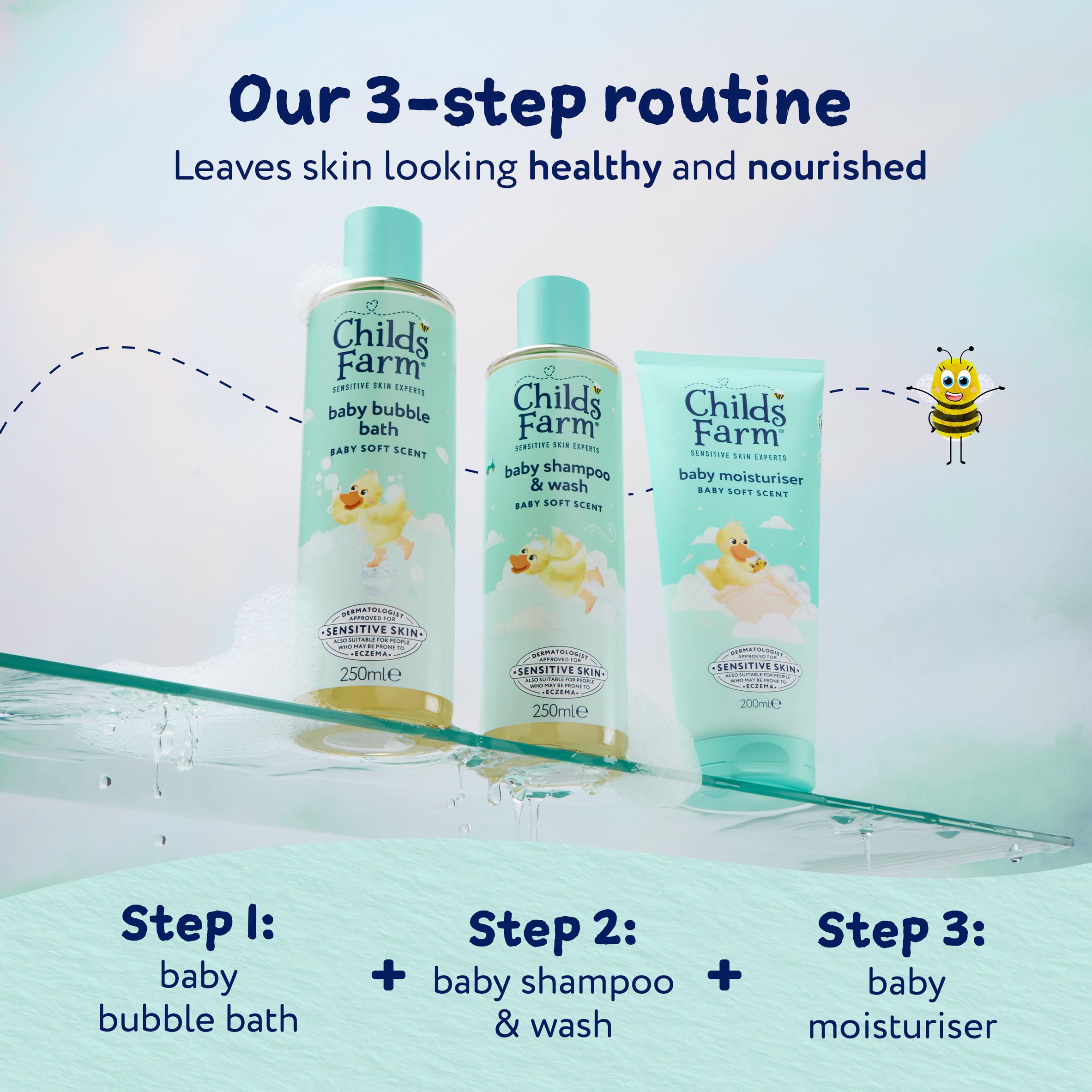 Childs Farm Baby Bedtime Bubble Bath Baby Soft Scent for Newborns & Sensitive Skin 250ml thumbnail 6