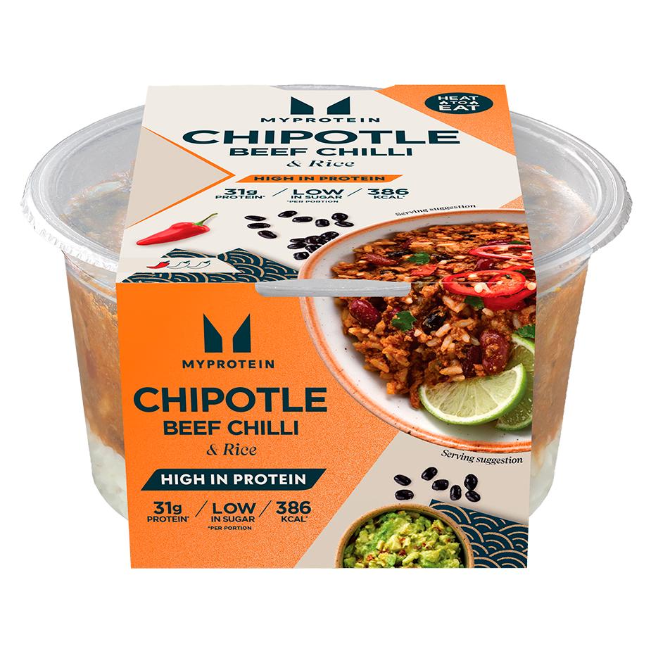 Myprotein Chilli Chipotle Beef with Rice 325g thumbnail 2