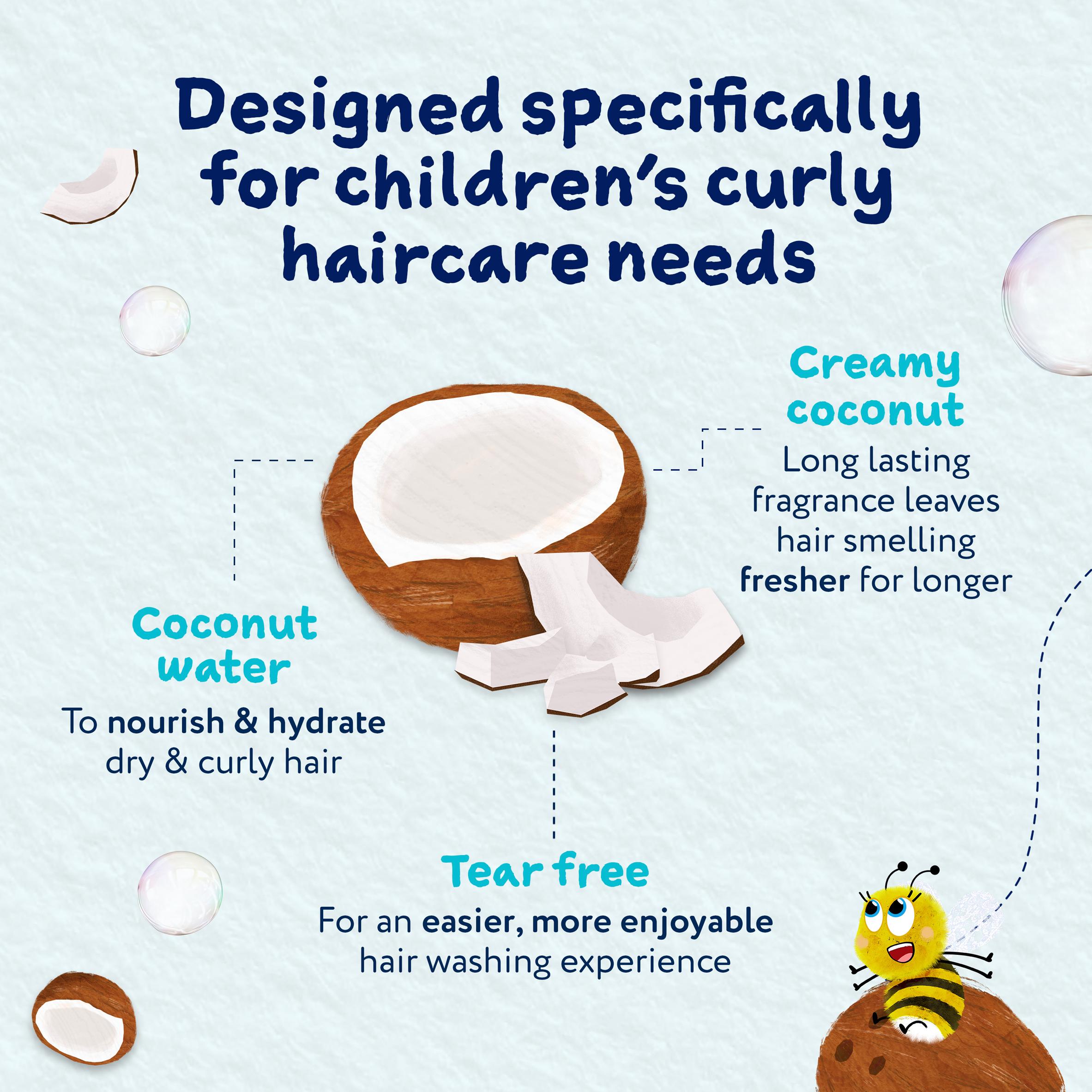 Childs Farm Coco Nourish Coconut Shampoo Dry Curly Hair Kids Tear Free Formula 250ml thumbnail 4
