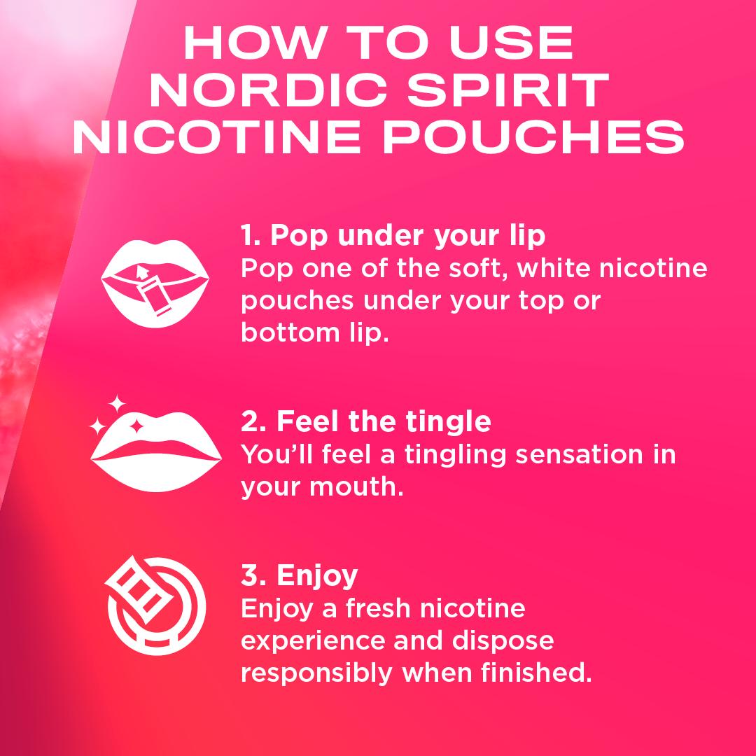 Nordic Spirit Nicotine Pouch Raspberry 6mg thumbnail 5