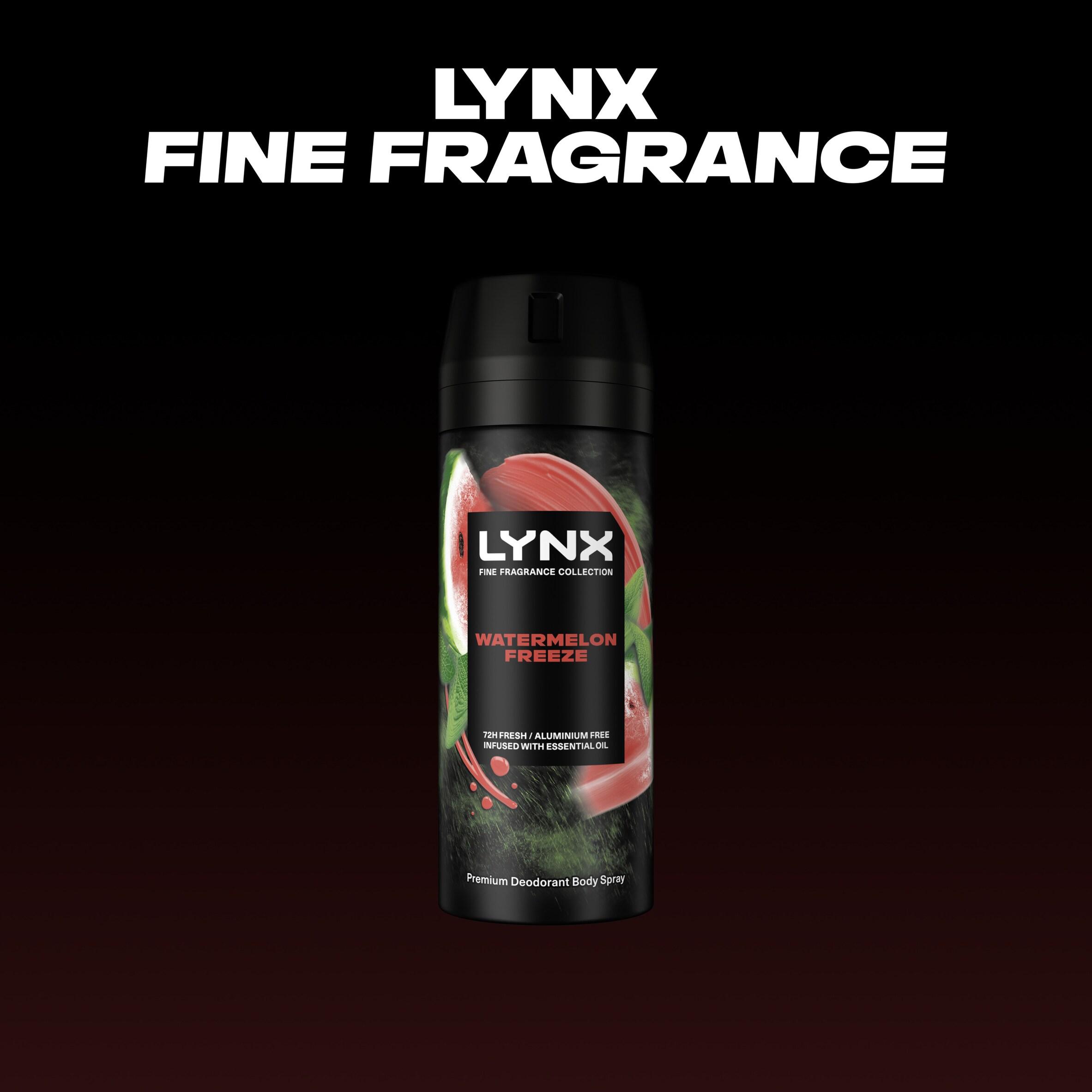 Lynx Watermelon Freeze 72h Fine Fragrance Deodorant Body Spray for Men 150ml thumbnail 2