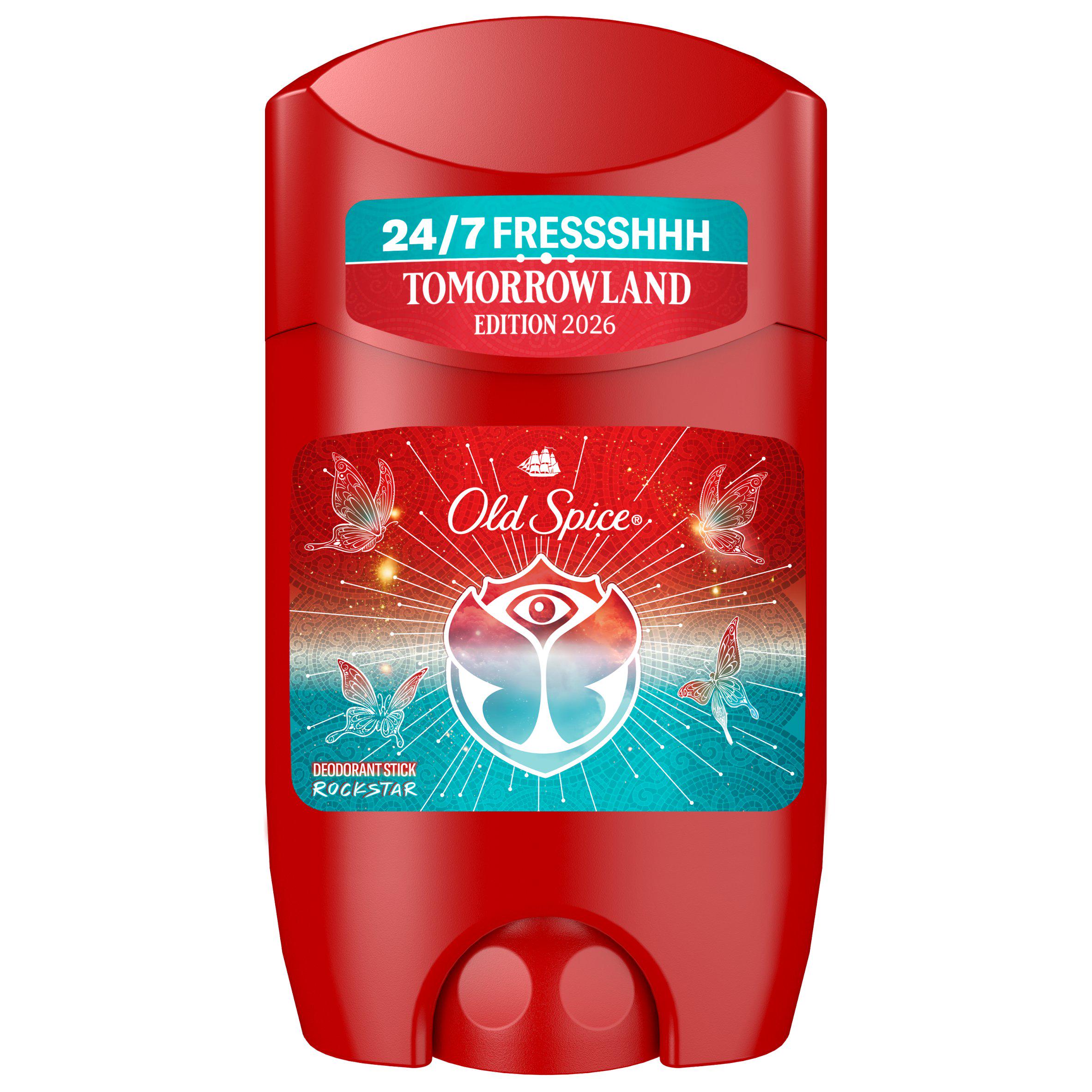 Old Spice Rockstar Deodorant Stick For Men 48hr Fresh & Aluminium Free 50ml