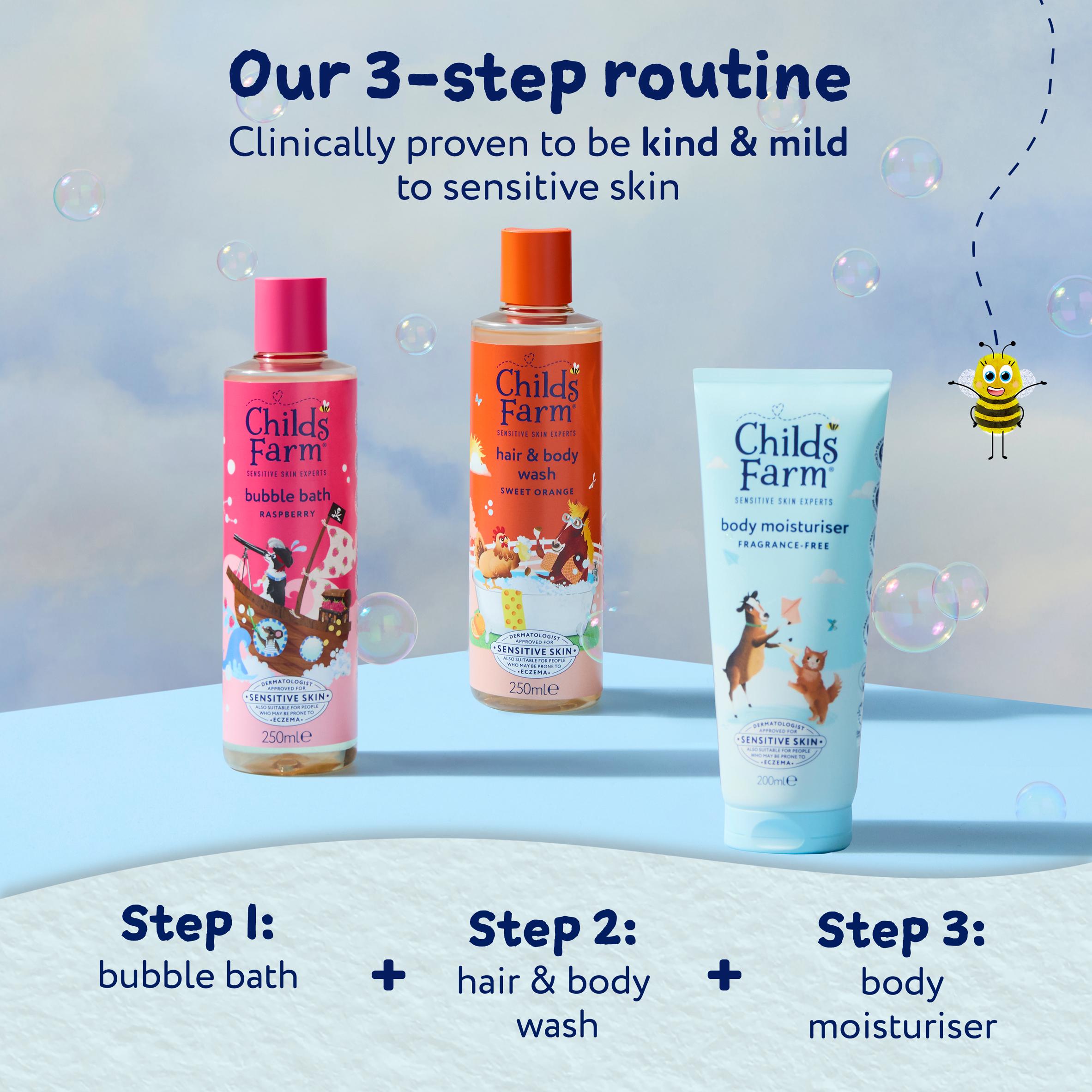 Childs Farm Fragrance Free Body Moisturiser Gentle Hydrating Formula for Kids Babies & Sensitive Skin 200ml thumbnail 6