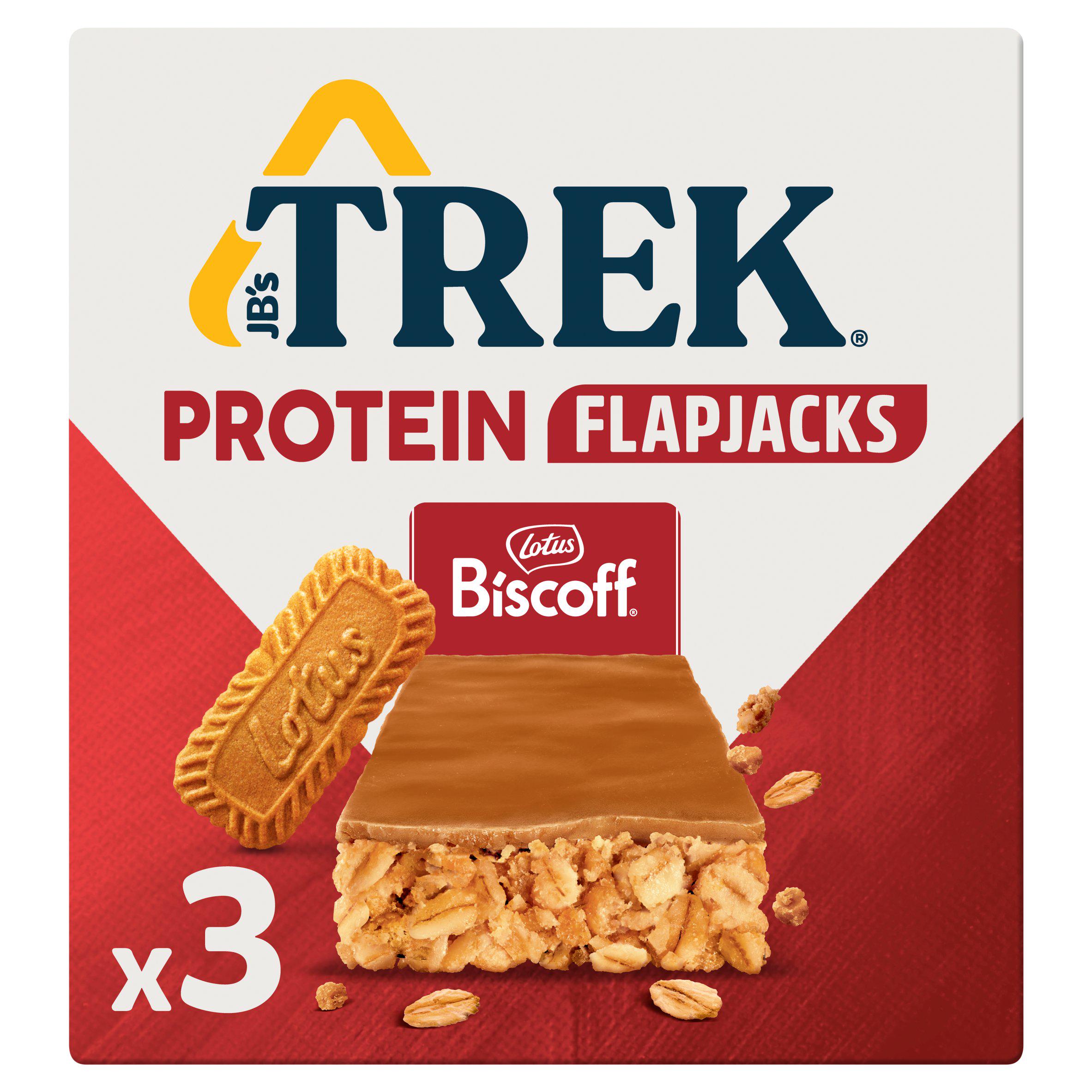 TREK Biscoff Protein Flapjacks Multipack