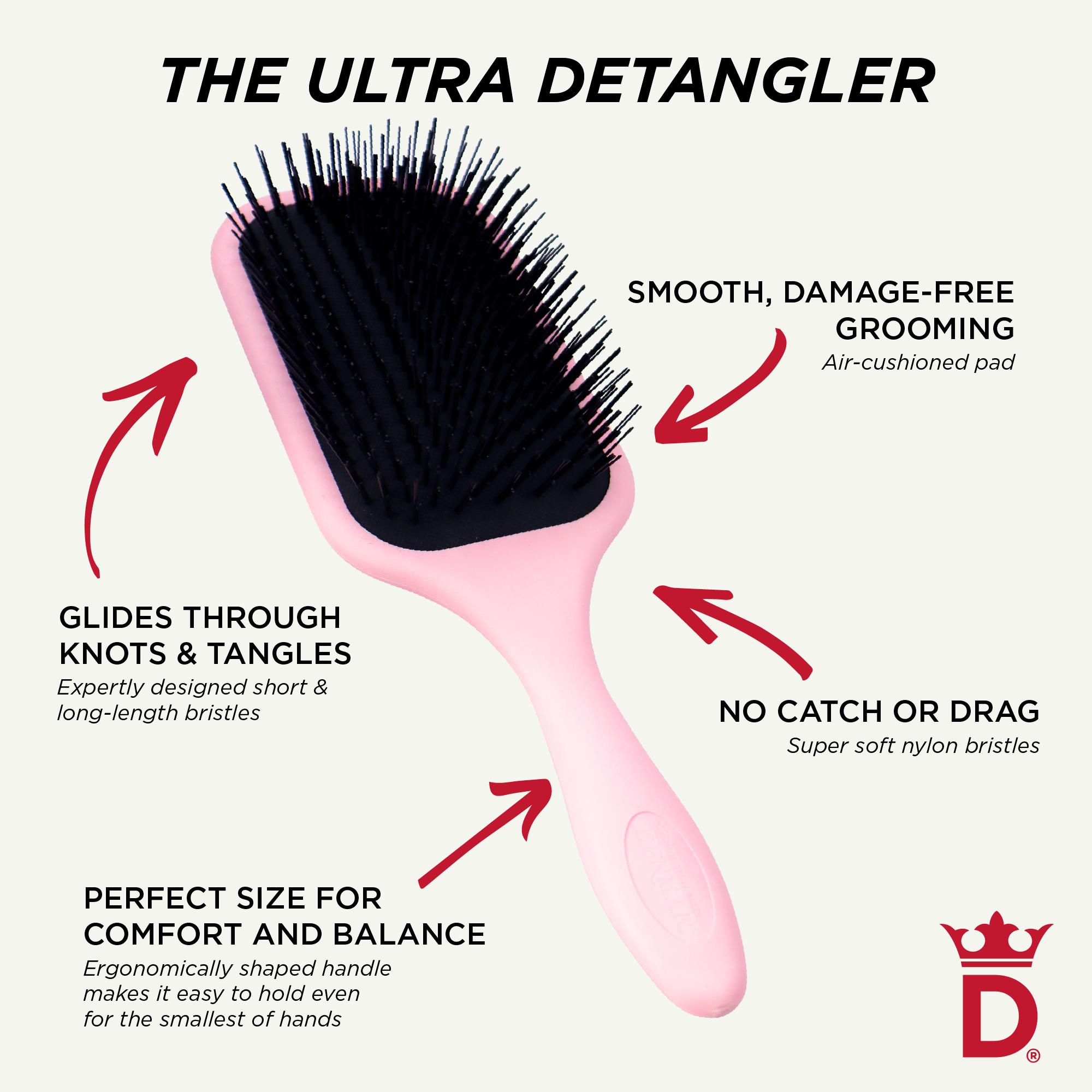 Denman D90L the Ultra Detangler Pink Crush thumbnail 4