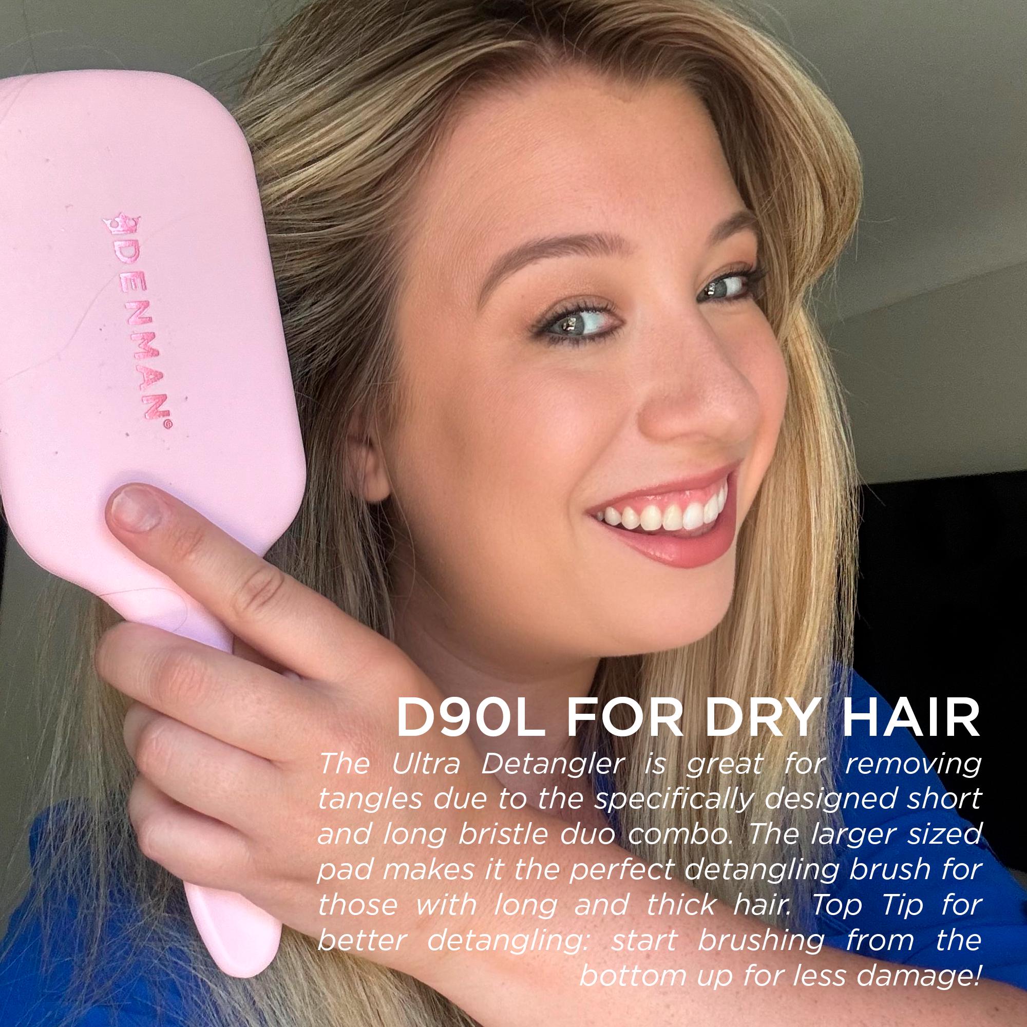 Denman D90L the Ultra Detangler Pink Crush thumbnail 5