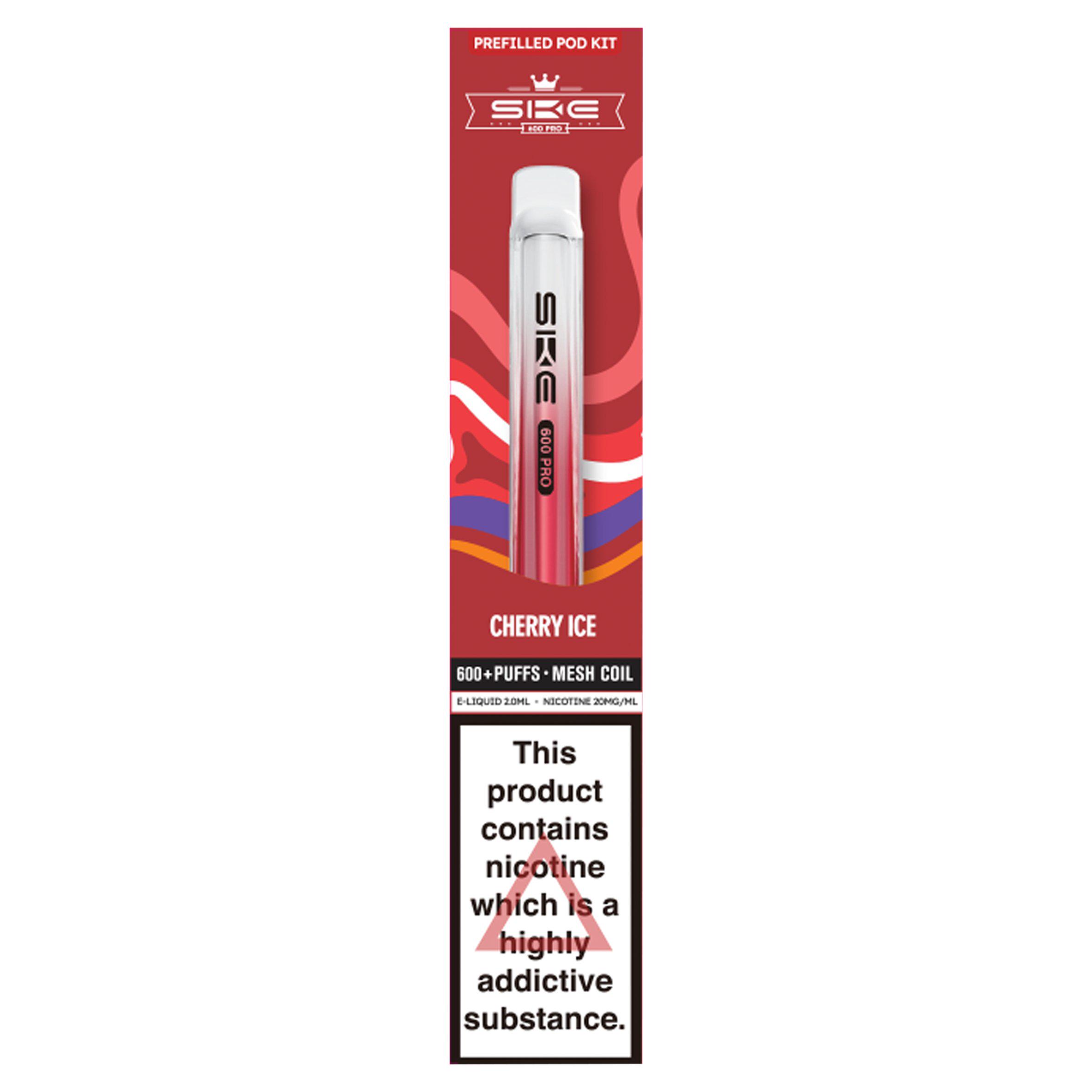 SKE 600 Pro Cherry Ice Prefilled Pod Kit