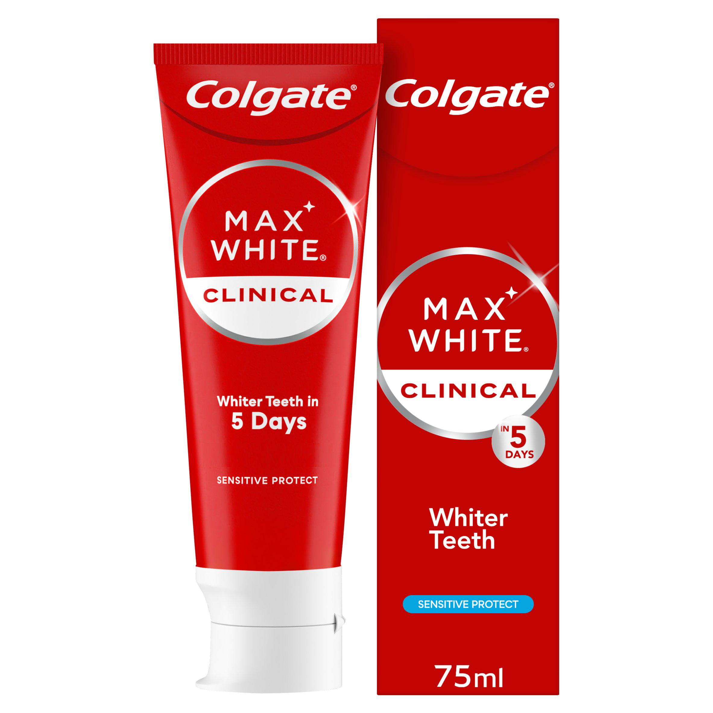 Colgate Max White Clinical Sensitive Teeth Whitening Toothpaste 75ml