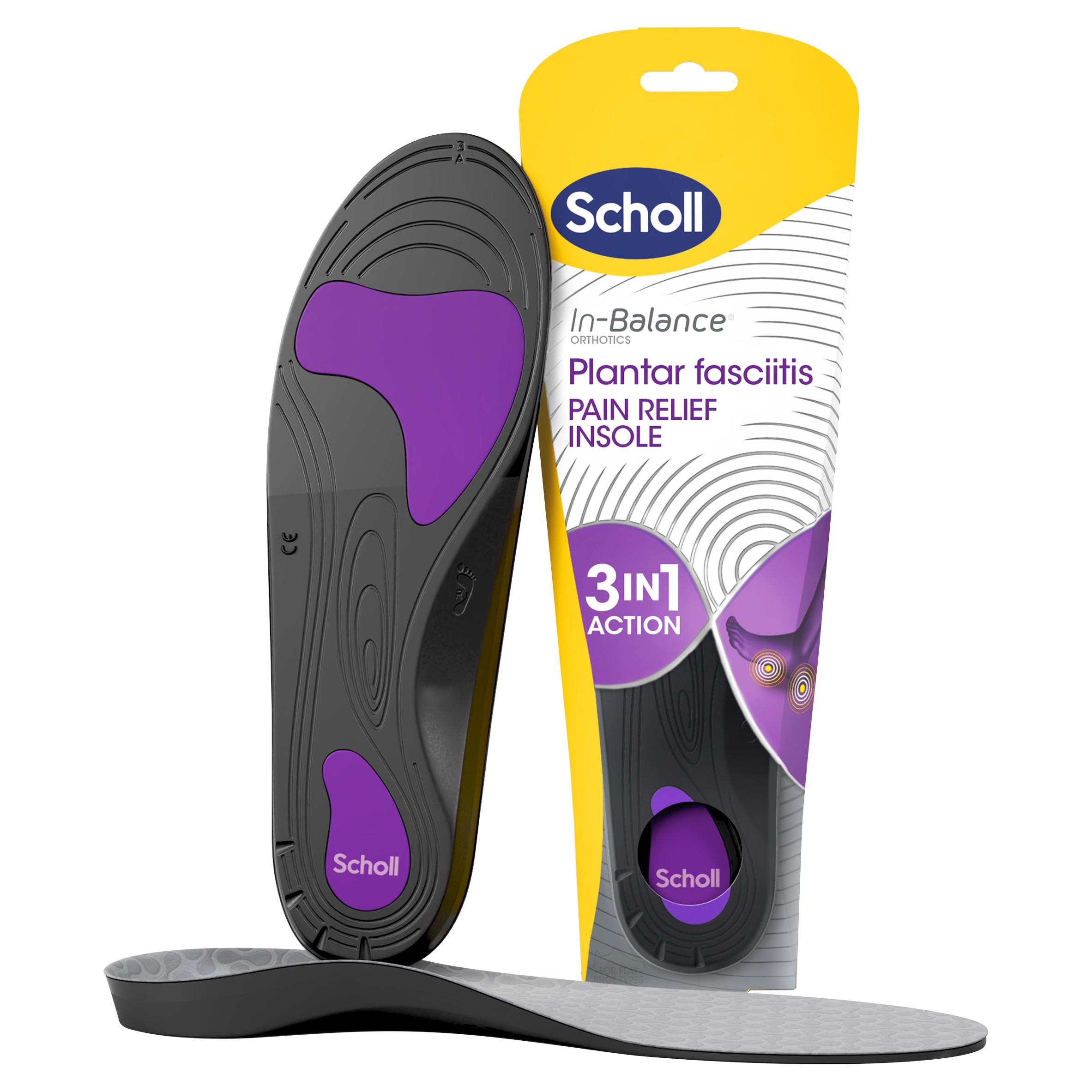 Scholl Plantar Fasciitis Pain Relief Insole Sizes 9-11 thumbnail 2