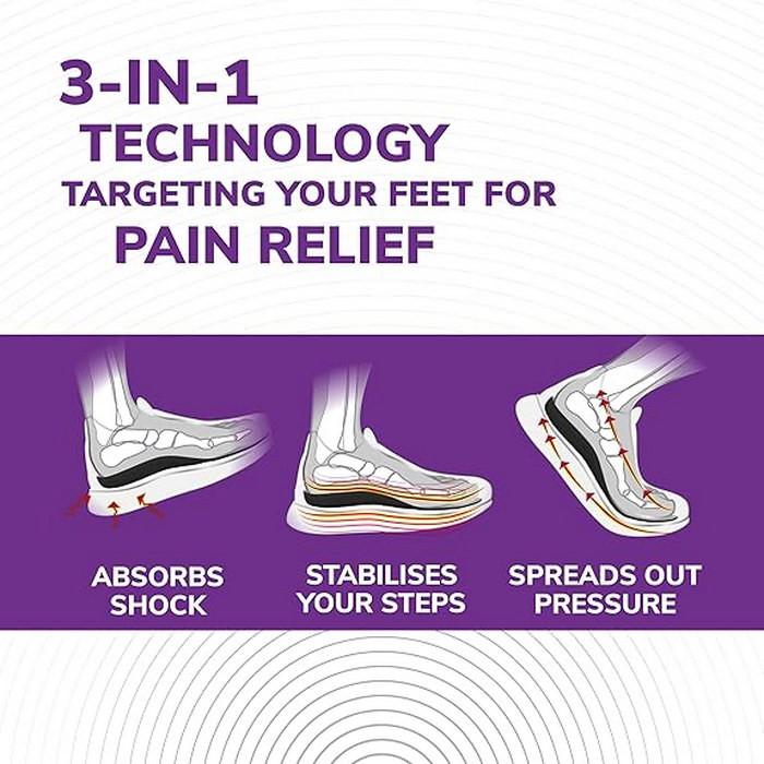 Scholl Plantar Fasciitis Pain Relief Insole Sizes 9-11 thumbnail 4