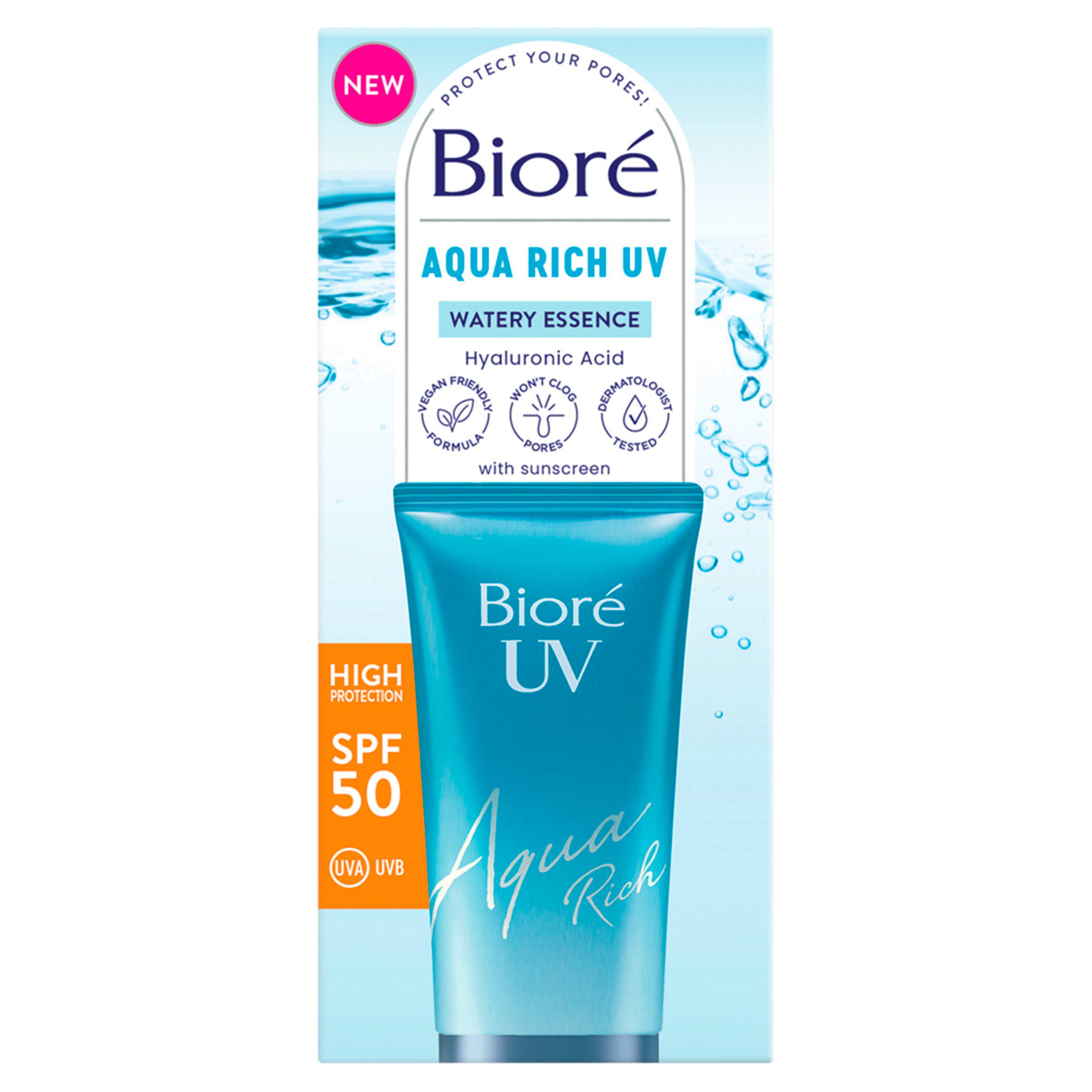 Biore Aqua Rich Water Essence Sunscreen SPF 50 50ml