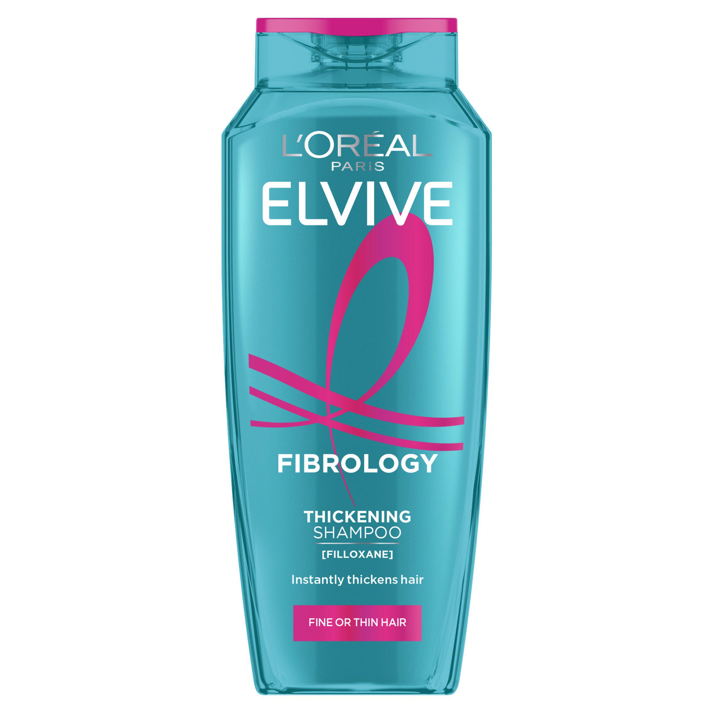 L'Oreal Paris Elvive Fibrology Thickening Shampoo, for Fine or Thin Hair, 250ml