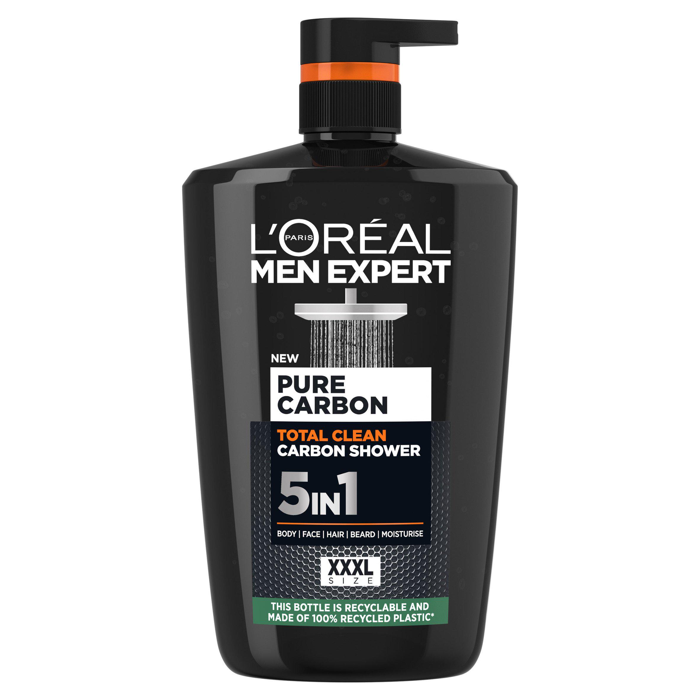 L'Oréal Men Expert Pure Carbon Shower Gel Large XXL 1L