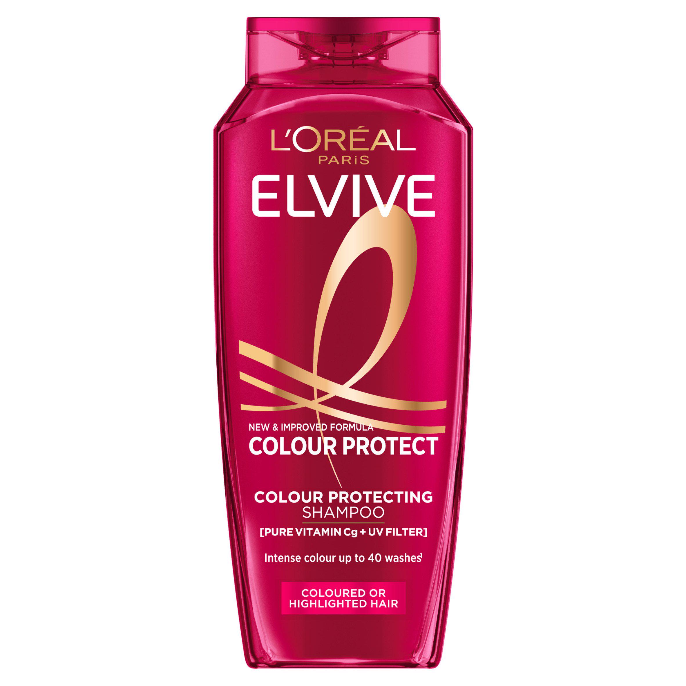 L'Oreal Paris Elvive Colour Protect Shampoo, for Coloured & Highlighted Hair, 250ml