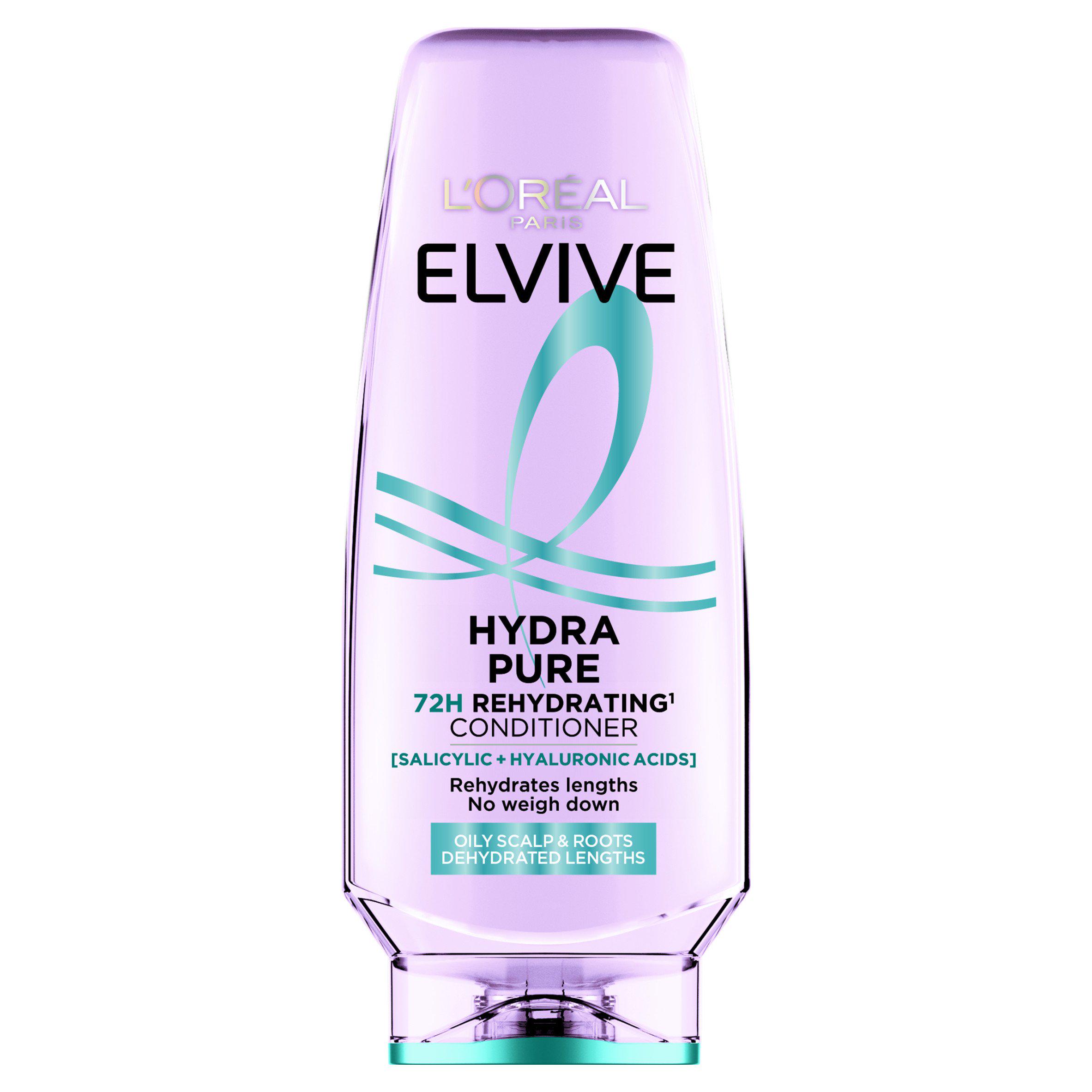 L'Oreal Paris Elvive Hydra Pure 72H Rehydrating Conditioner, 200ml