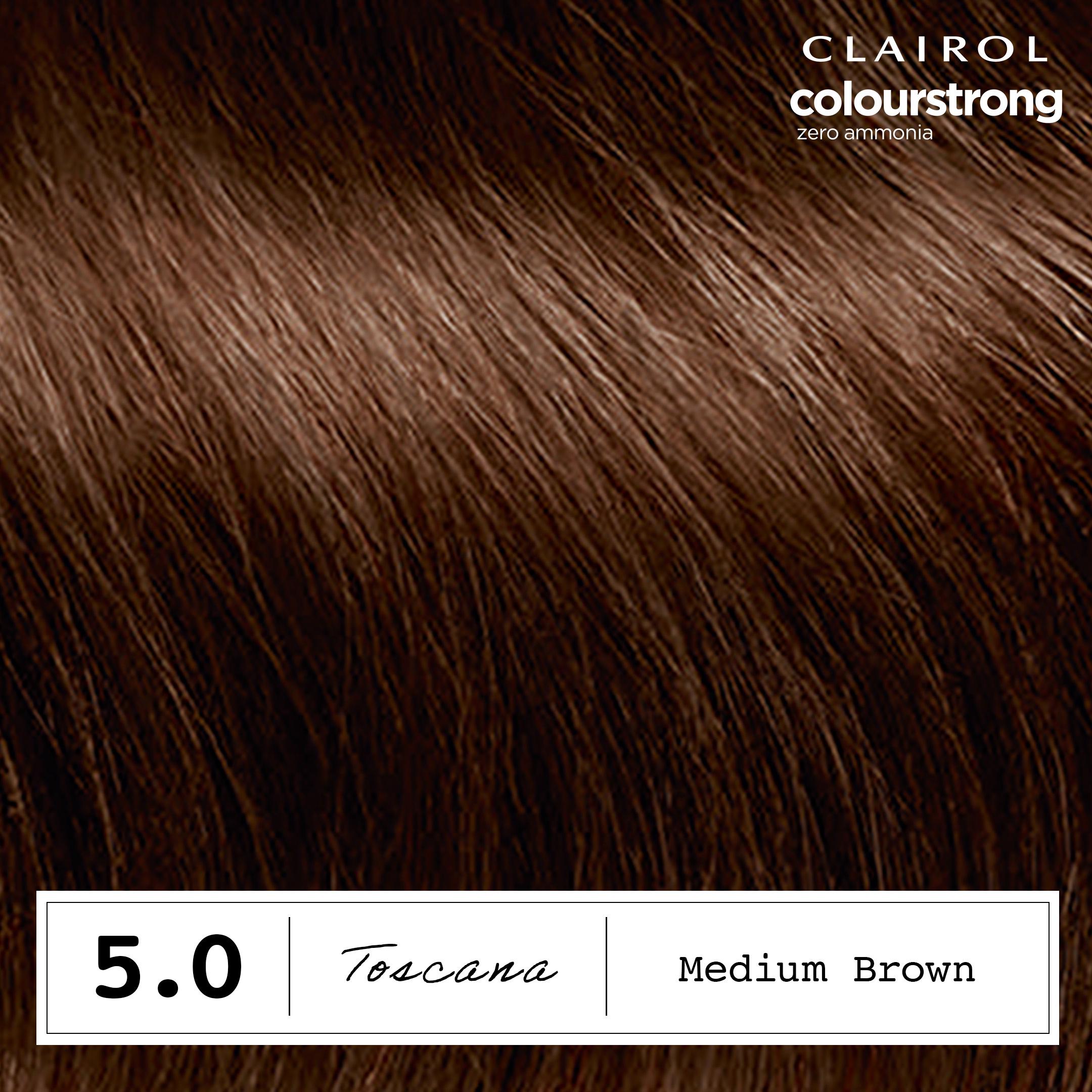 Clairol Colour Strong Medium Brown 5.0 Permanent Hair Dye thumbnail 4