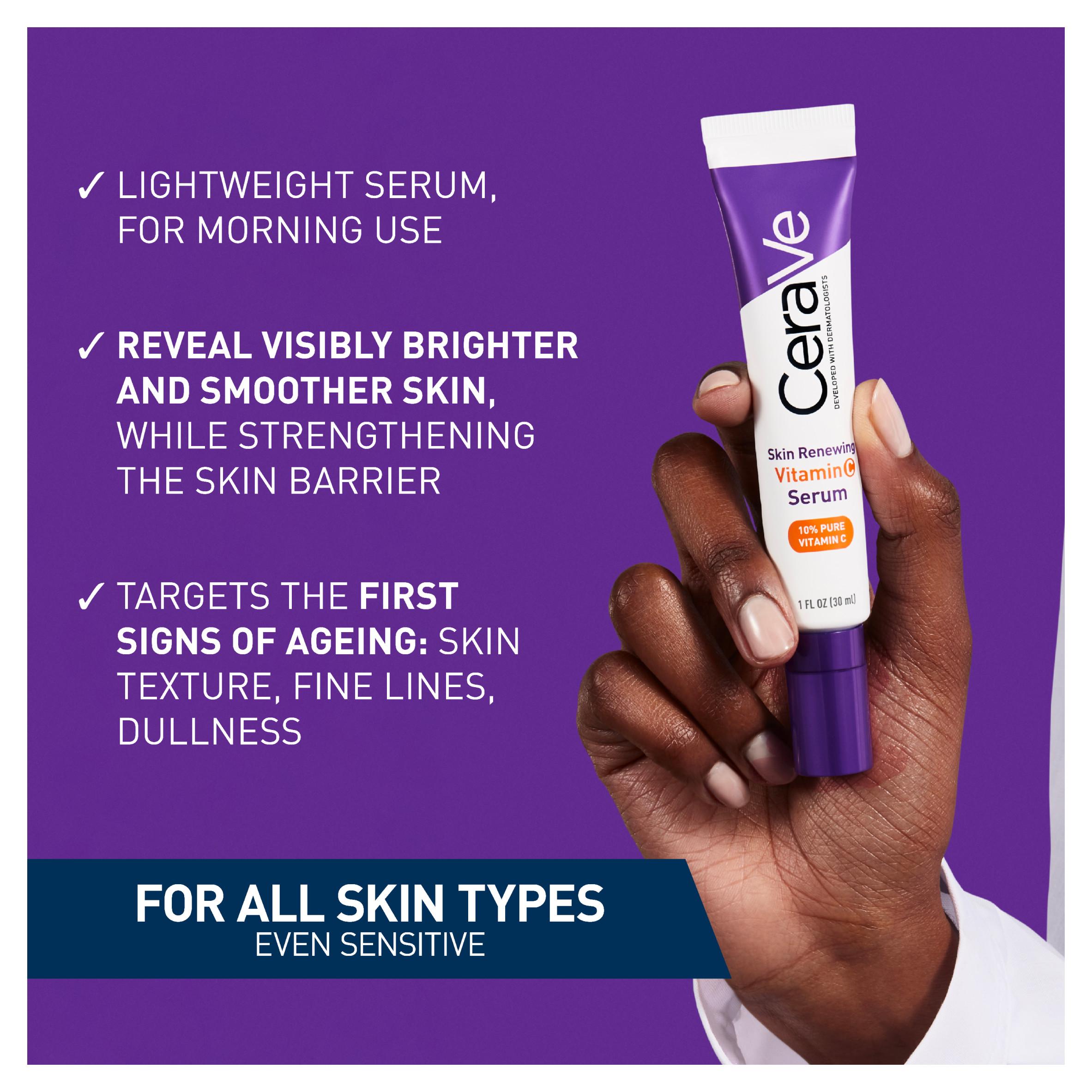 CeraVe Skin Renewing 10% Pure Vitamin C Serum for Fine Lines & Texture 30ml thumbnail 3