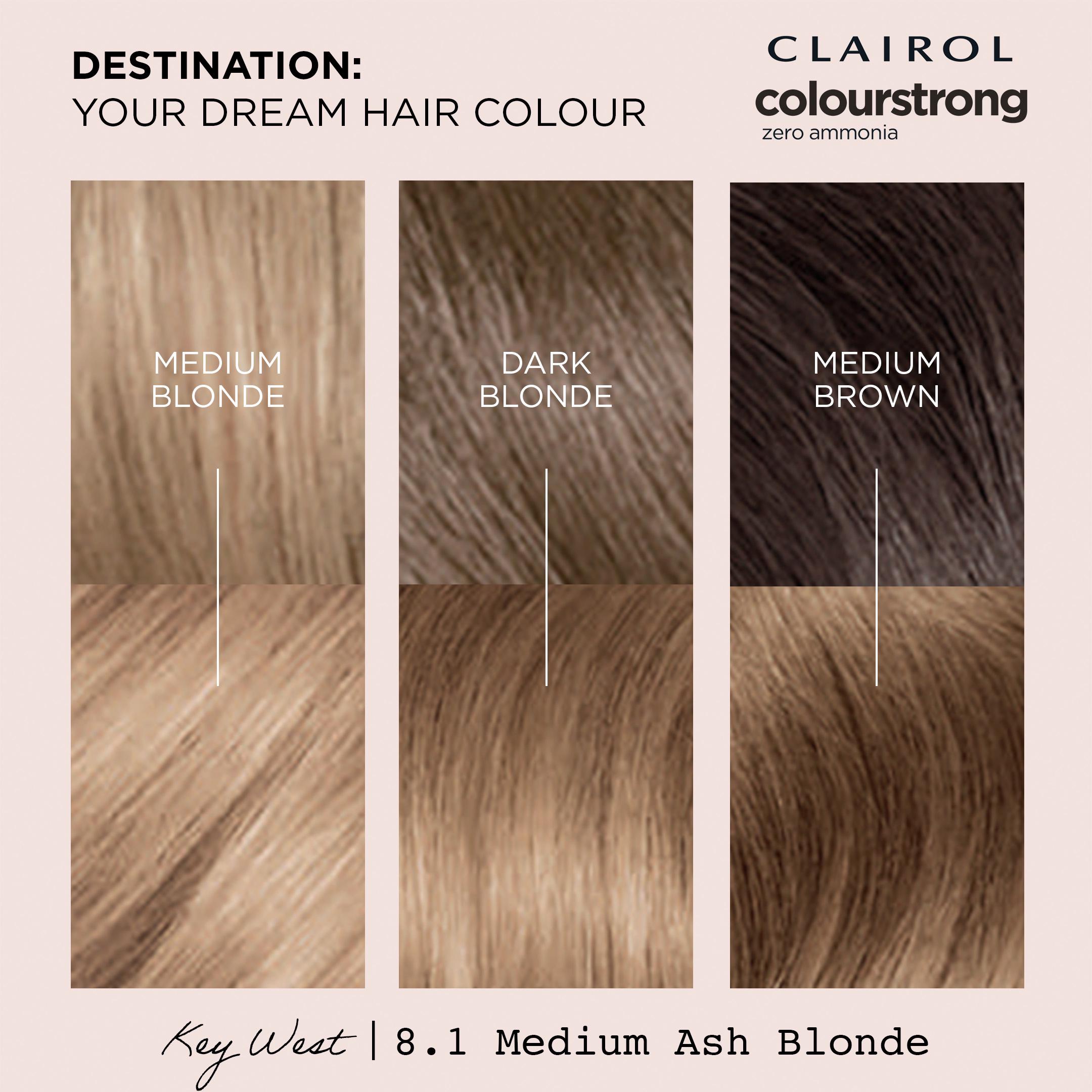Clairol Colour Strong Light Ash Blonde 9.1 Permanent Hair Dye thumbnail 2