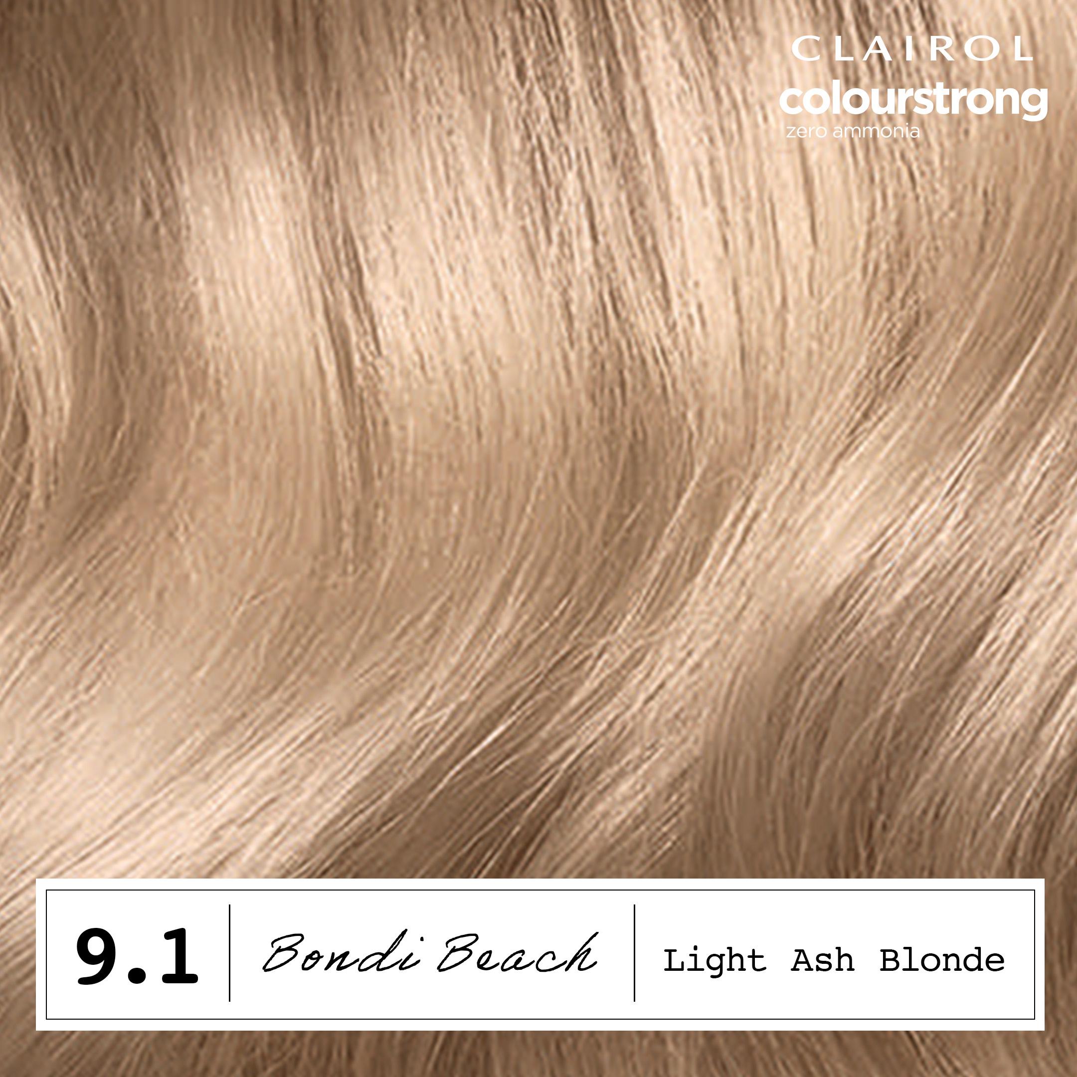 Clairol Colour Strong Light Ash Blonde 9.1 Permanent Hair Dye thumbnail 4