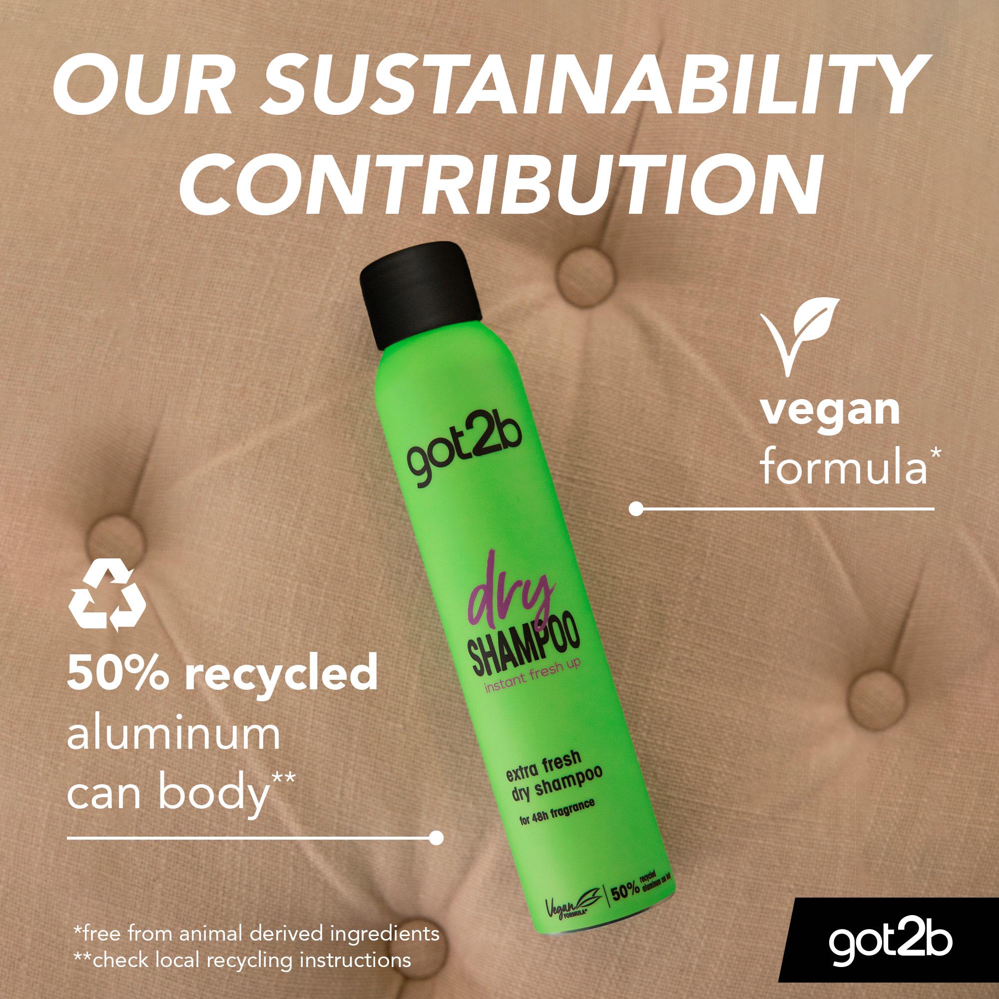 got2b Dry Shampoo Extra Fresh Scent Instant Refresh 200ml thumbnail 6