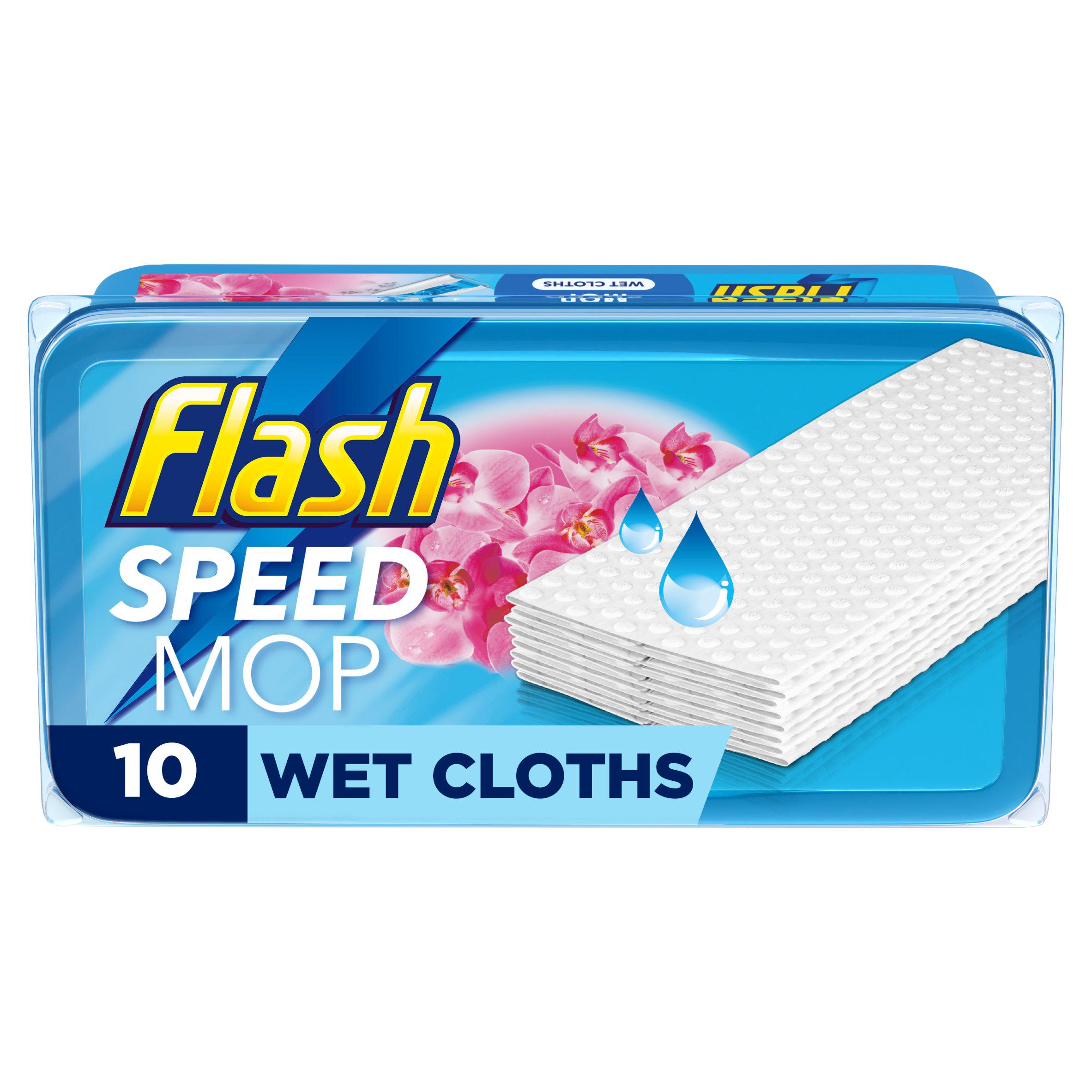 Flash Speed Mop Wet Cloth Multi-Surface Refills Wild Orchid