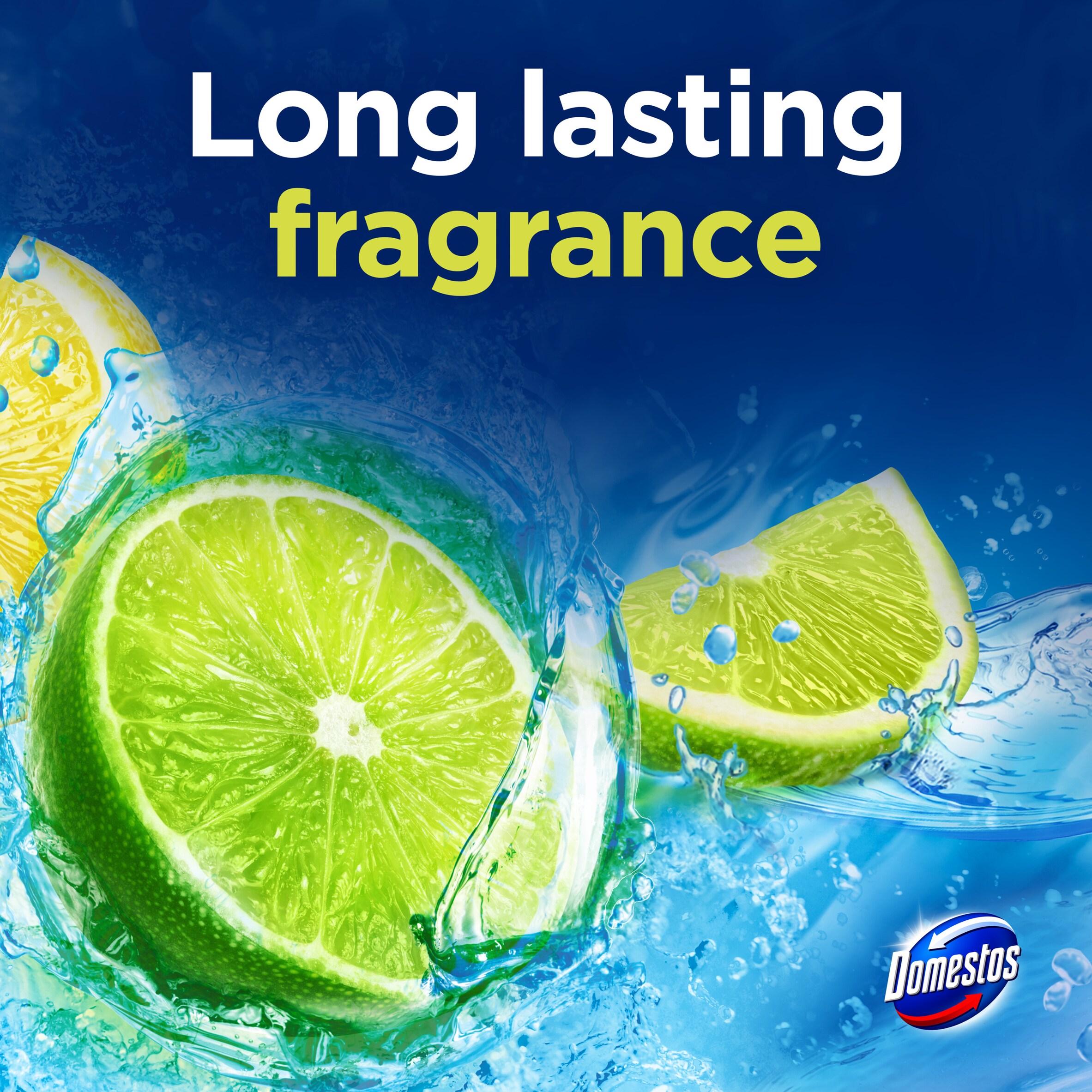 Domestos Power 5 Toilet Rim Blocks Lime x2 50g thumbnail 6