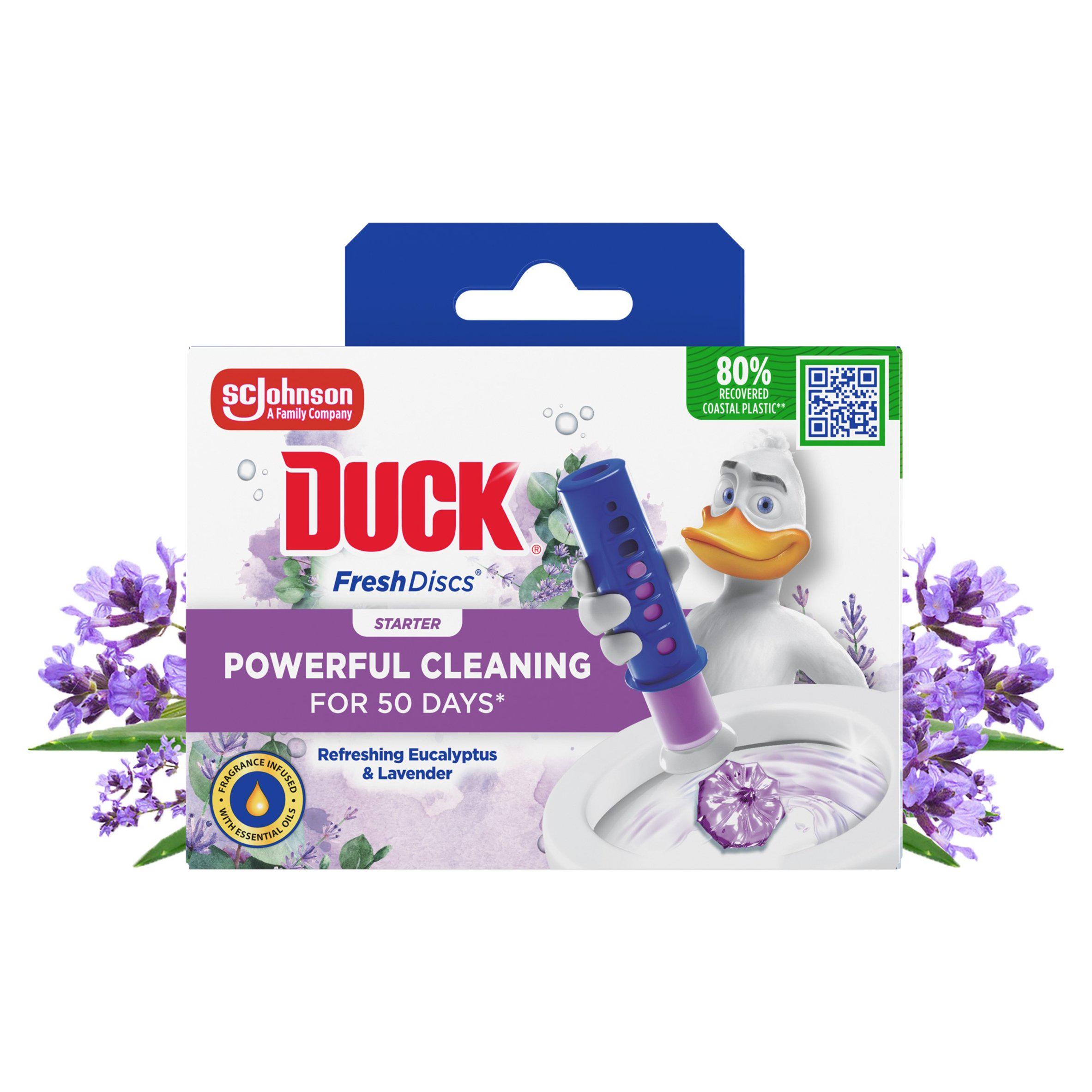 Duck Toilet Fresh Discs Holder Lavender & Eucalyptus