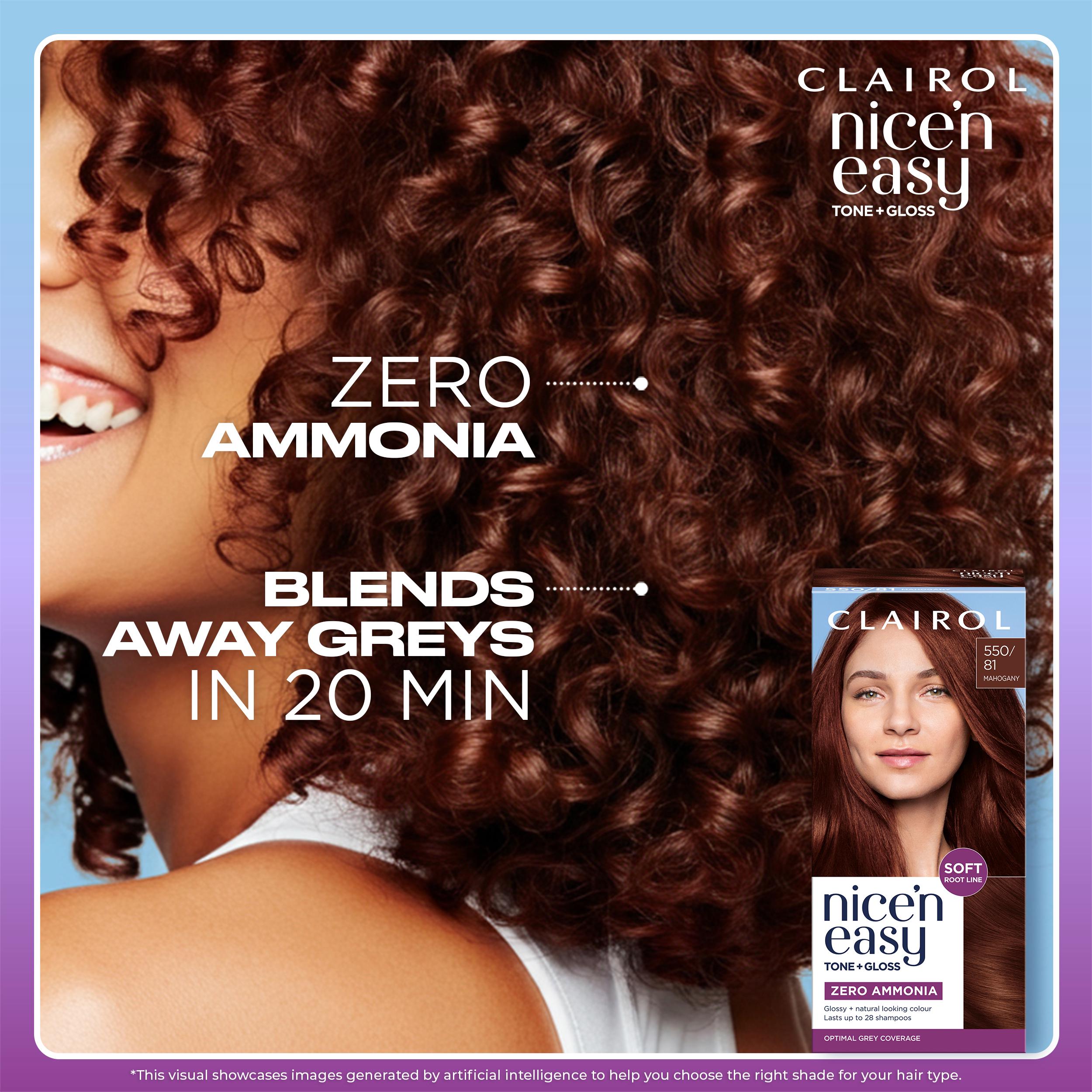 Clairol Nice'N Easy Tone+Gloss Amber 645/92 Semi Permanent Hair Dye thumbnail 6