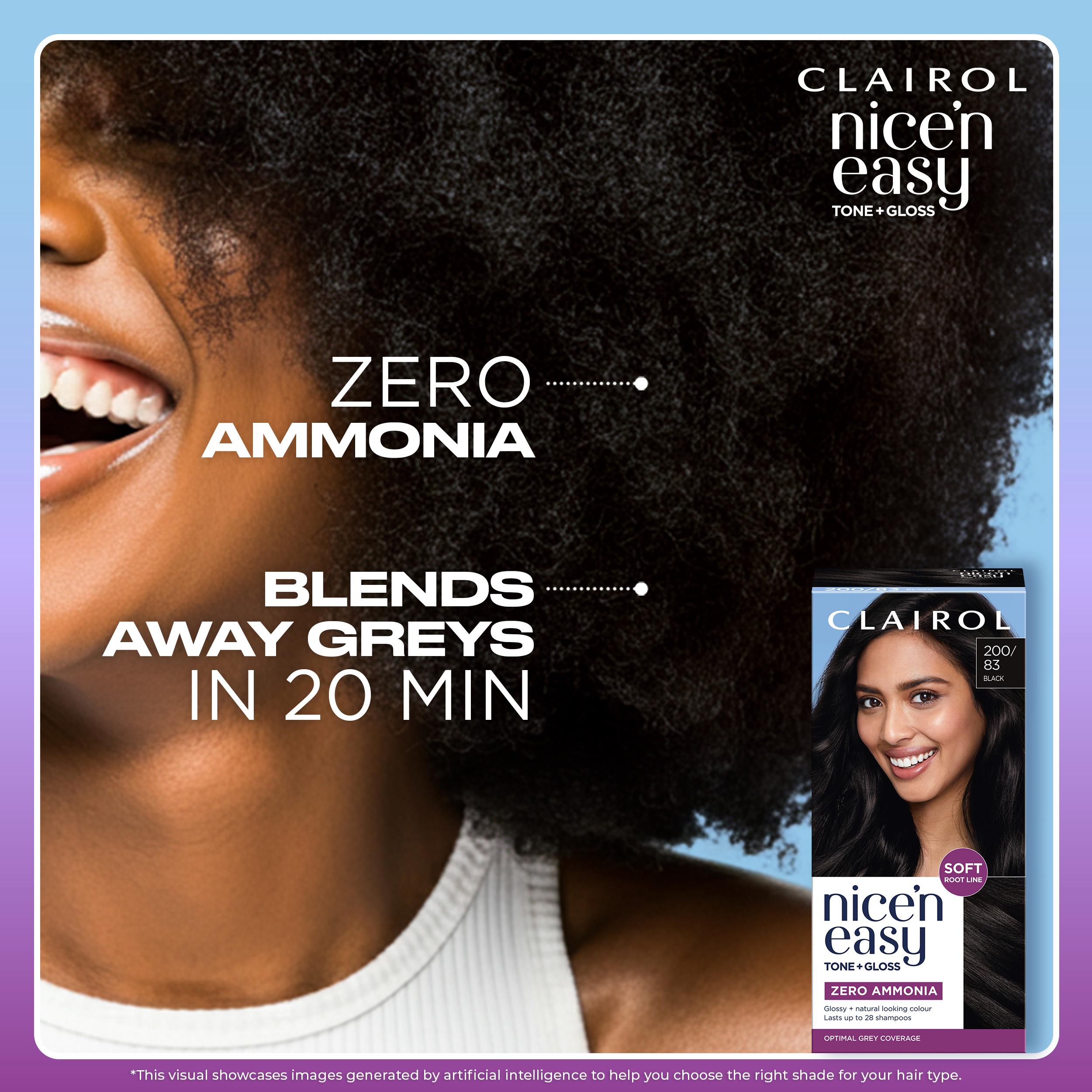 Clairol Nice'N Easy Tone+Gloss Dark Warm Brown 403/82 Semi Permanent Hair Dye thumbnail 6