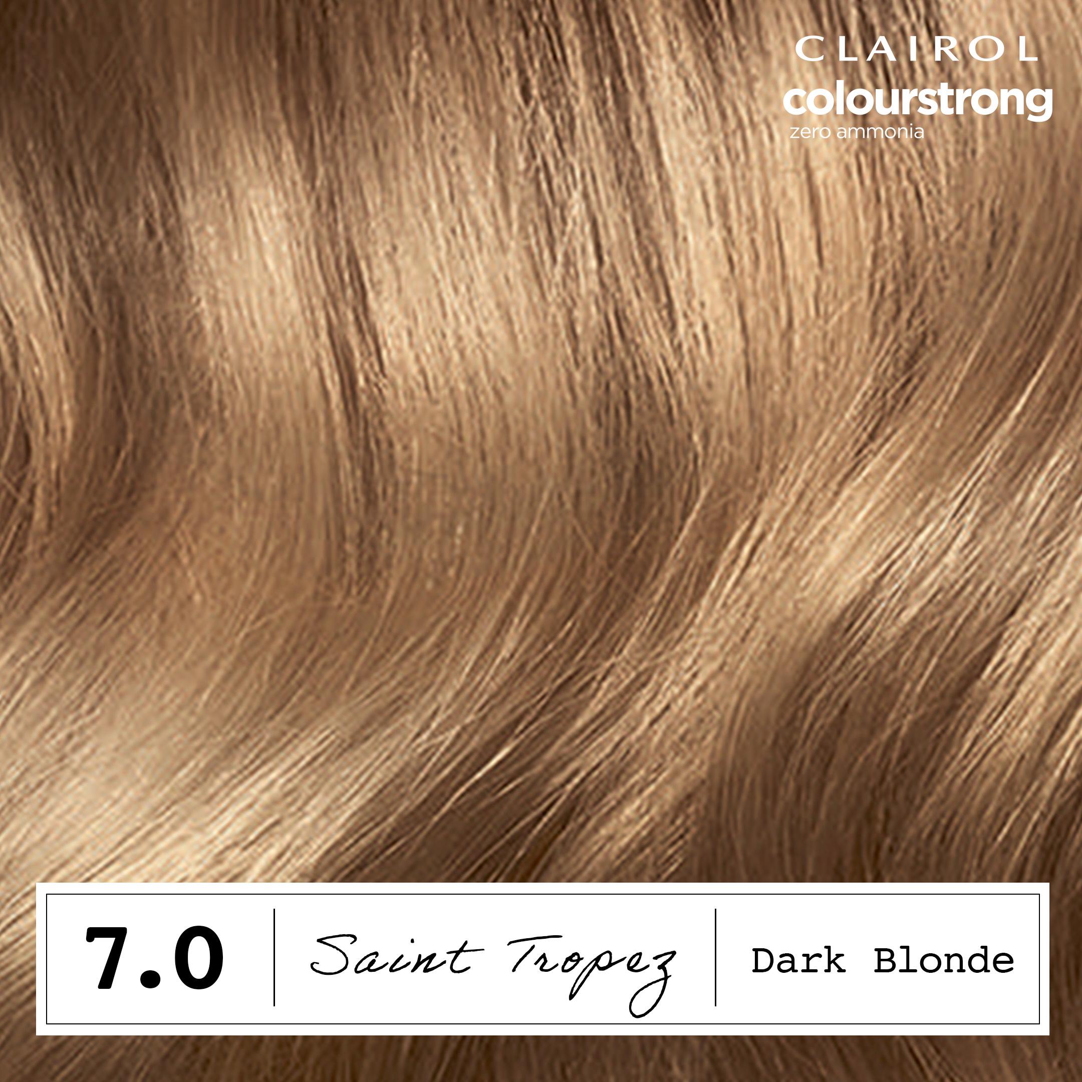 Clairol Colour Strong Dark Blonde 7.0 Permanent Hair Dye thumbnail 4