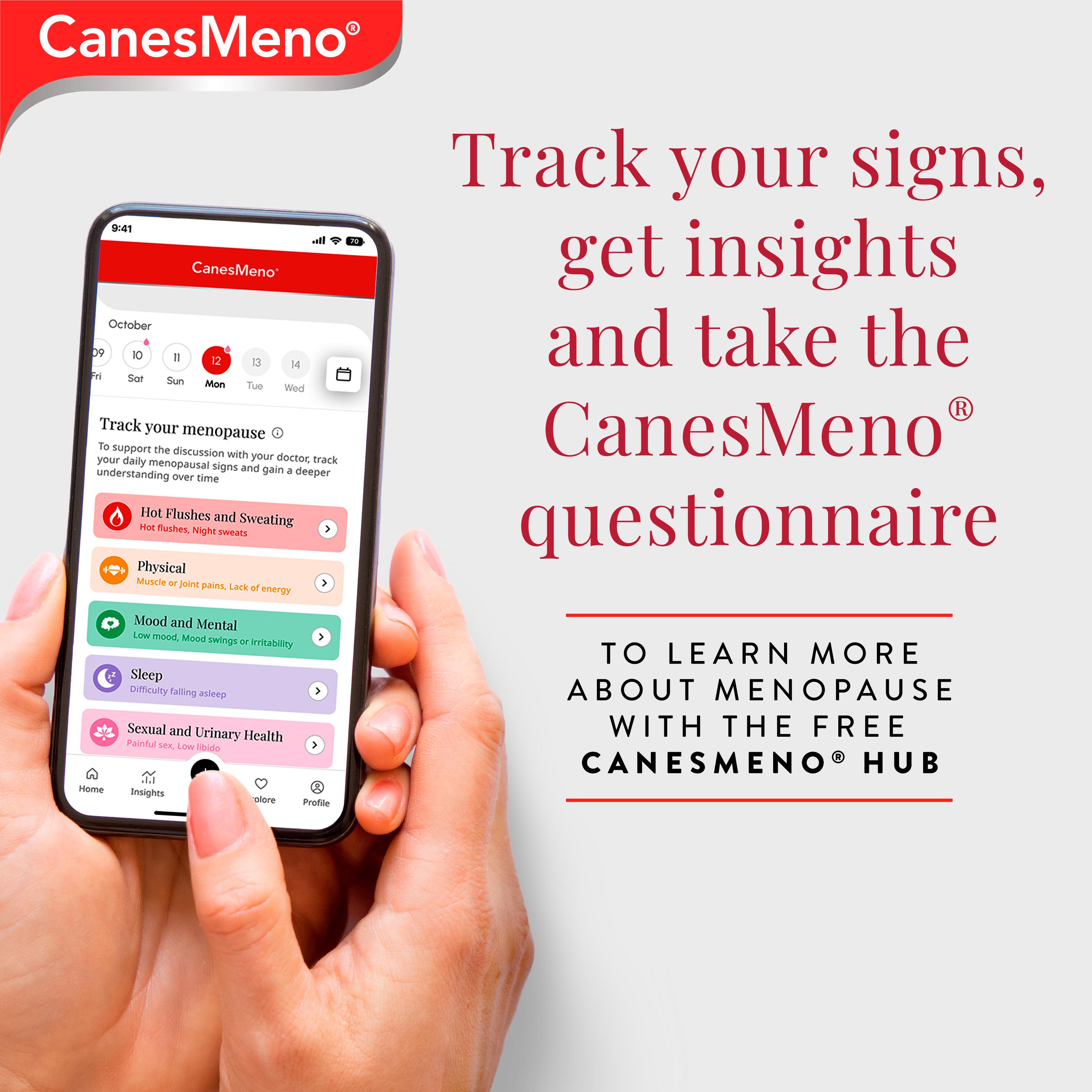 Canesmeno Menopause Support Night Food Supplement Tablets x30 thumbnail 6