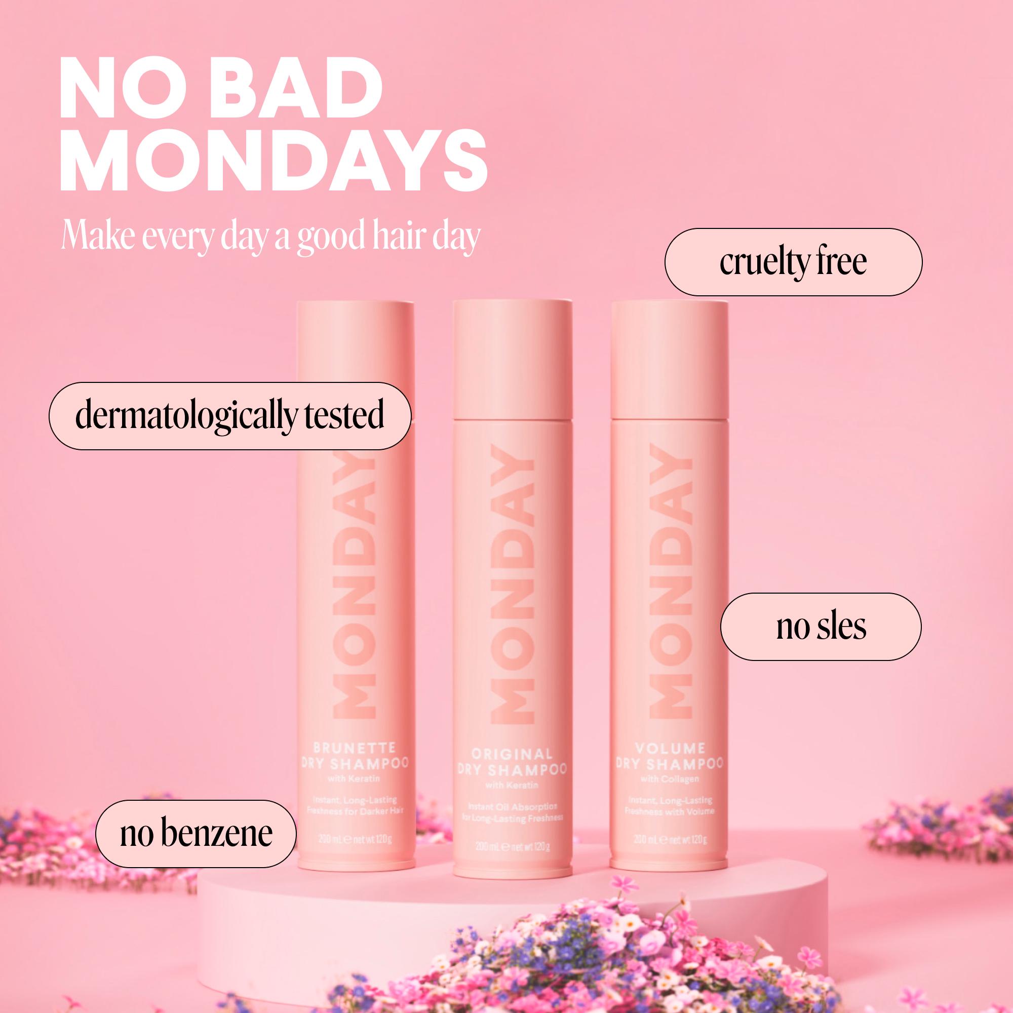 Monday Haircare Original Dry Shampoo 200ml thumbnail 4